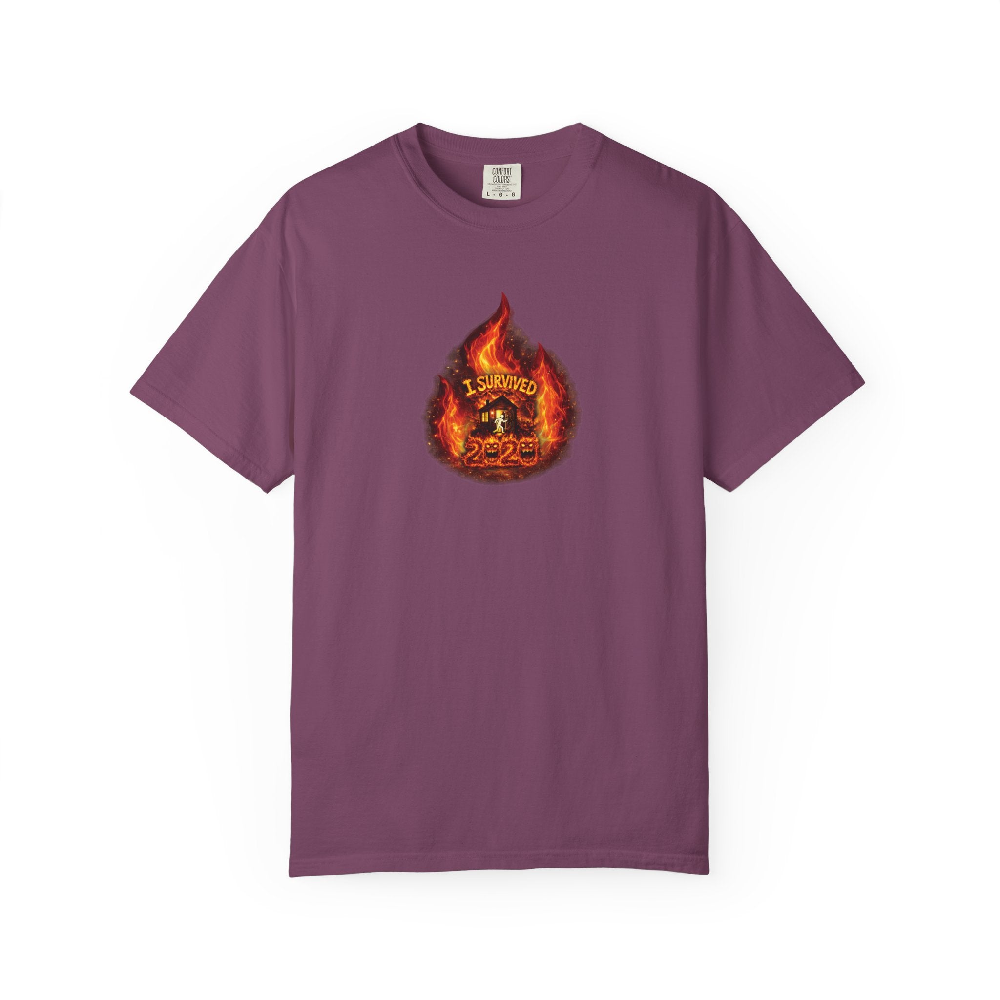 I Survived 2020 — WILDFIRES S2:E2: Director's Cut "The Bobcat Fire" Memorial Unisex Garment-Dyed T-shirt
