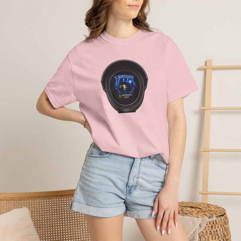I Survived 2020 —  LOCKDOWN S3:E3: Director's Cut "Remote Schooling" Unisex Garment-Dyed T-shirt