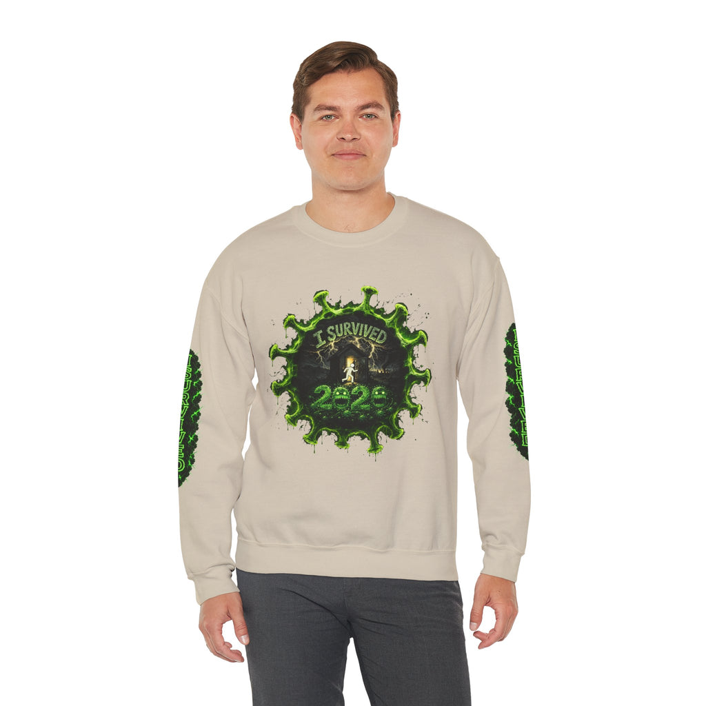 I Survived 2020 — Director's Cut S1:E2 "The Coming of COVID" | Pandemic Edition Unisex Heavy Blend™ Crewneck Sweatshirt