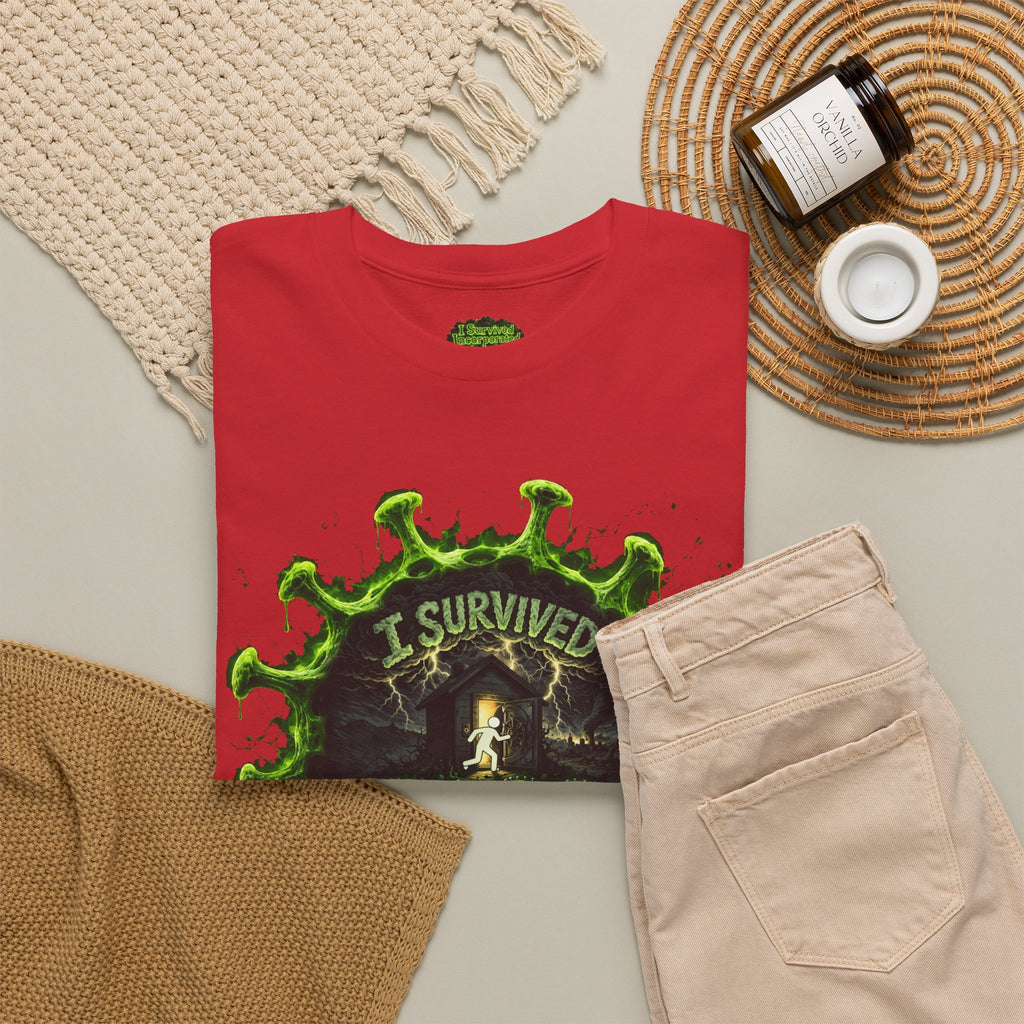 I Survived 2020 — Director's Cut S1:E5 "Delivery Doomsday" | Pandemic Edition Unisex Heavy Cotton Tee