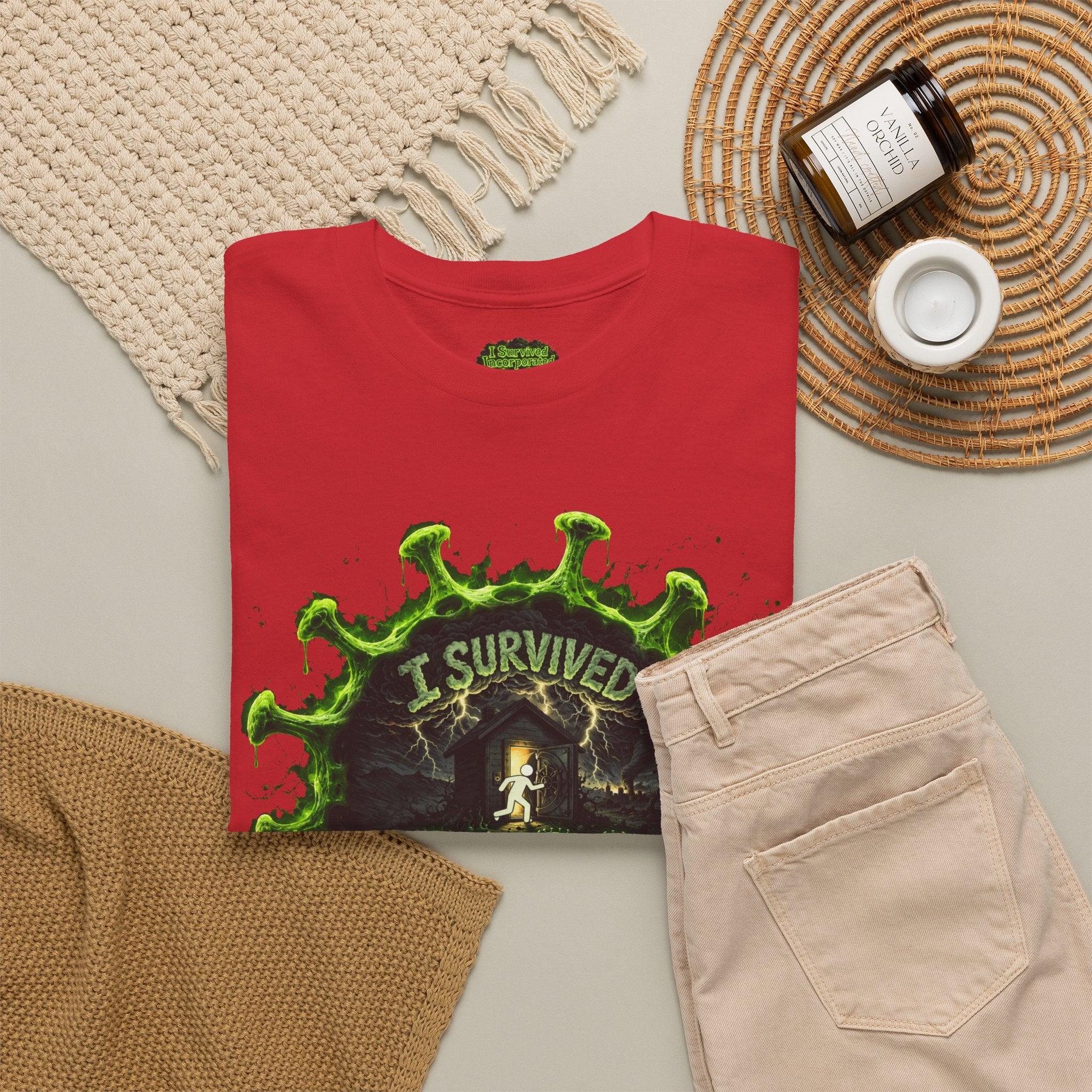 I Survived 2020 — Director's Cut S1:E5 "Delivery Doomsday" | Pandemic Edition Unisex Heavy Cotton Tee