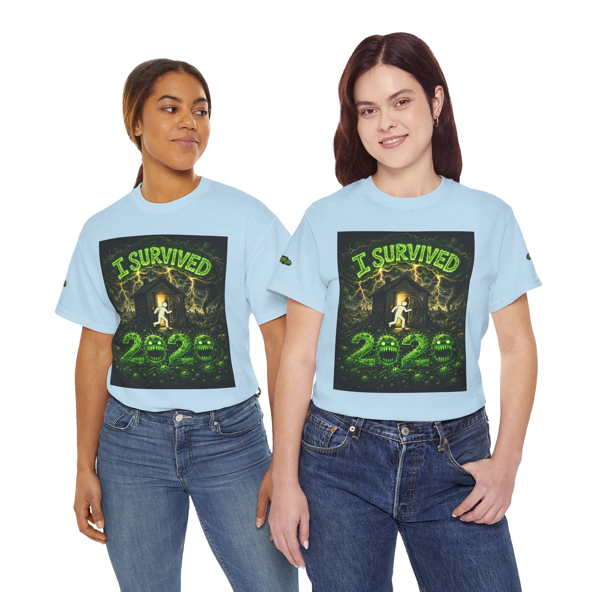 I Survived 2020 — PANDEMIC S1:E2: Special Edition "The Coming of COVID" Unisex Heavy Cotton Tee