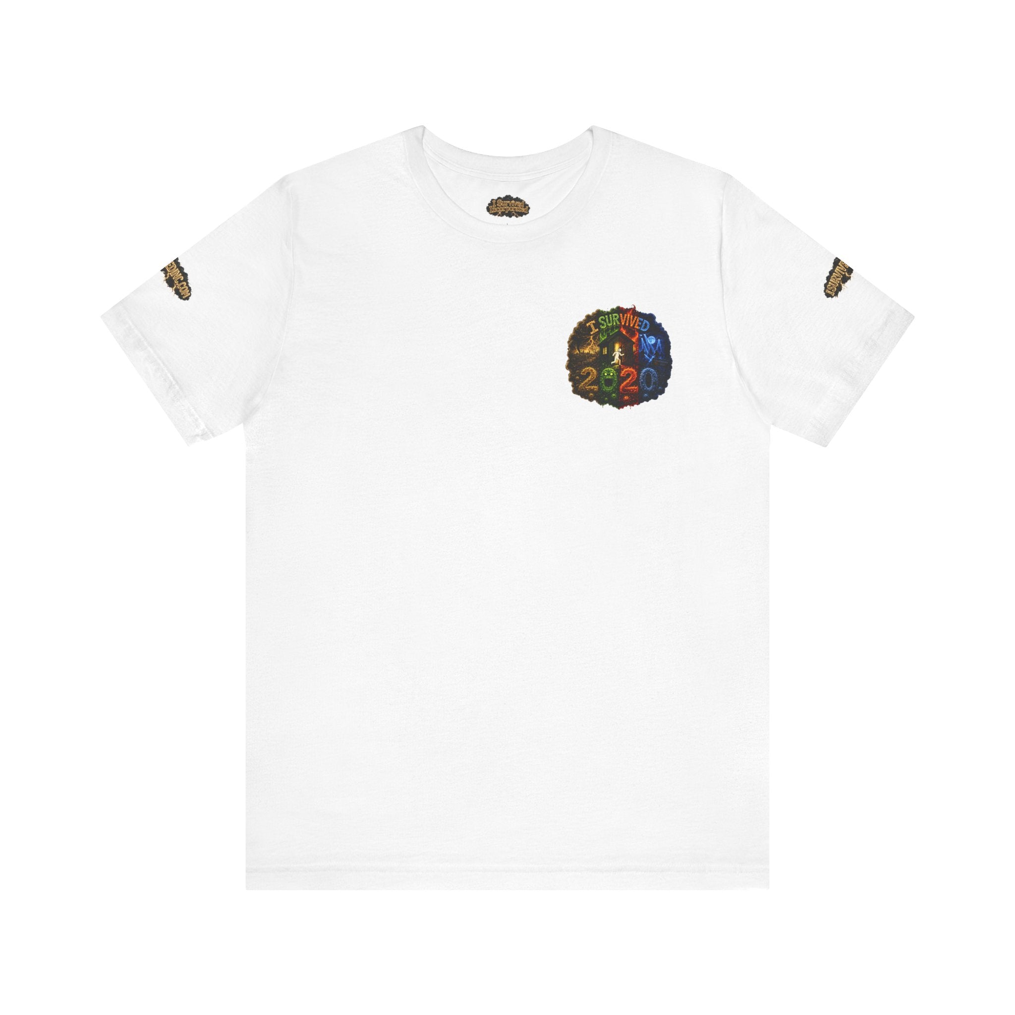 I Survived 2020 — "No Signal" Test Pattern Tee Alien Broadcast Finale Summer Premiere Unisex Jersey Short Sleeve Tee