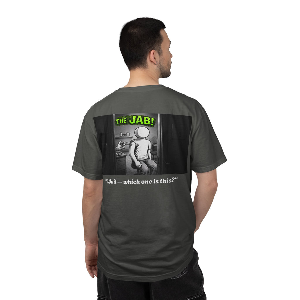 I Survived 2020 — Director's Cut S1:E3 "The Jab!" | Pandemic Edition Unisex Garment-Dyed T-shirt