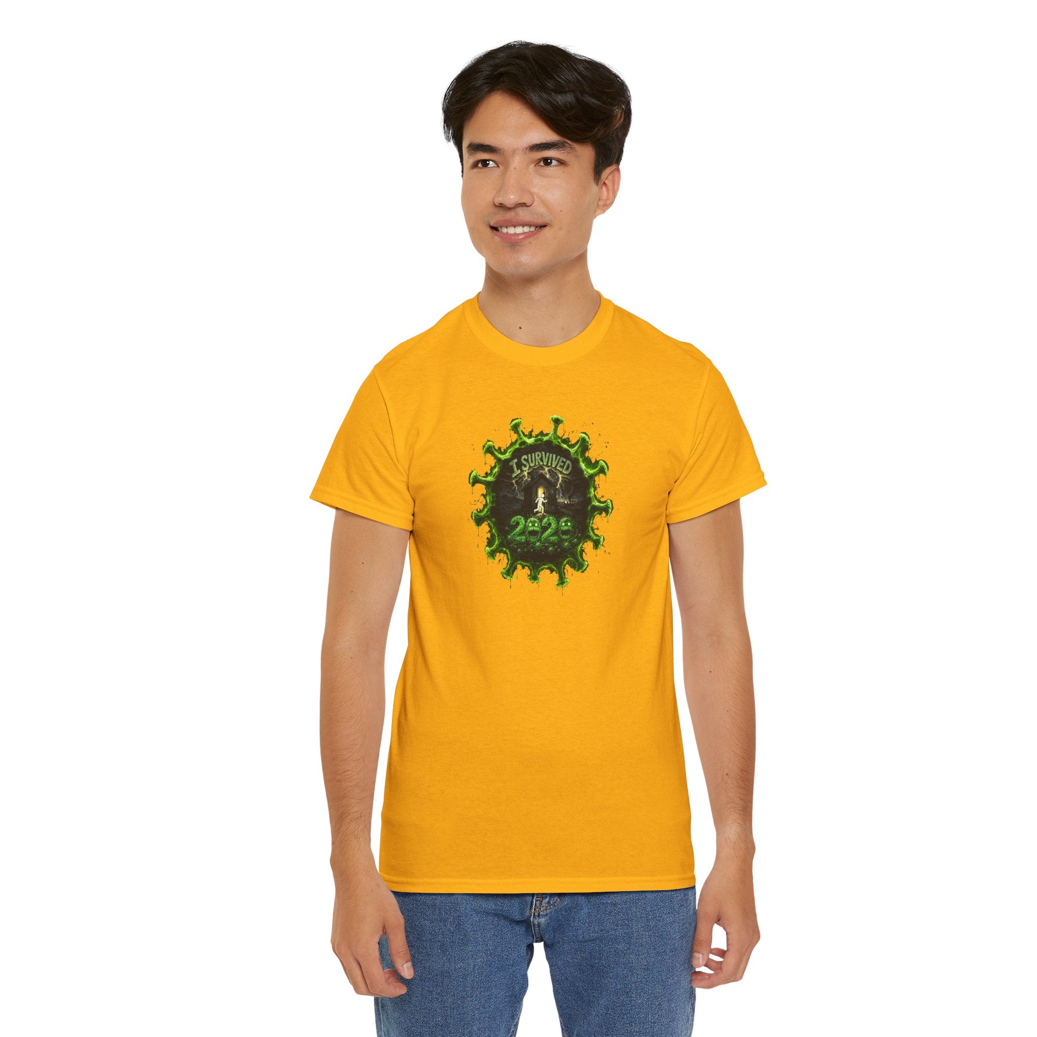 I Survived 2020 —  PANDEMIC S1:E5: Director's Cut "Delivery Doomsday" Unisex Heavy Cotton Tee