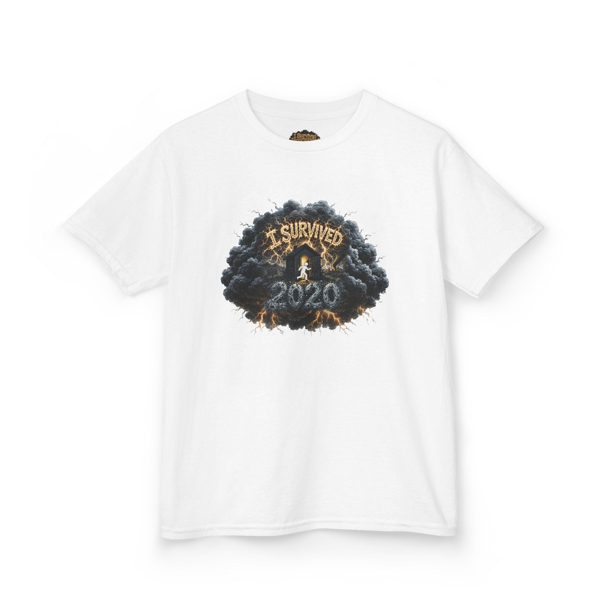 I Survived 2020 — Director's Cut Original Design Teaser Tee | Season 1 Premiere Drop Kids Heavy Cotton™ Tee