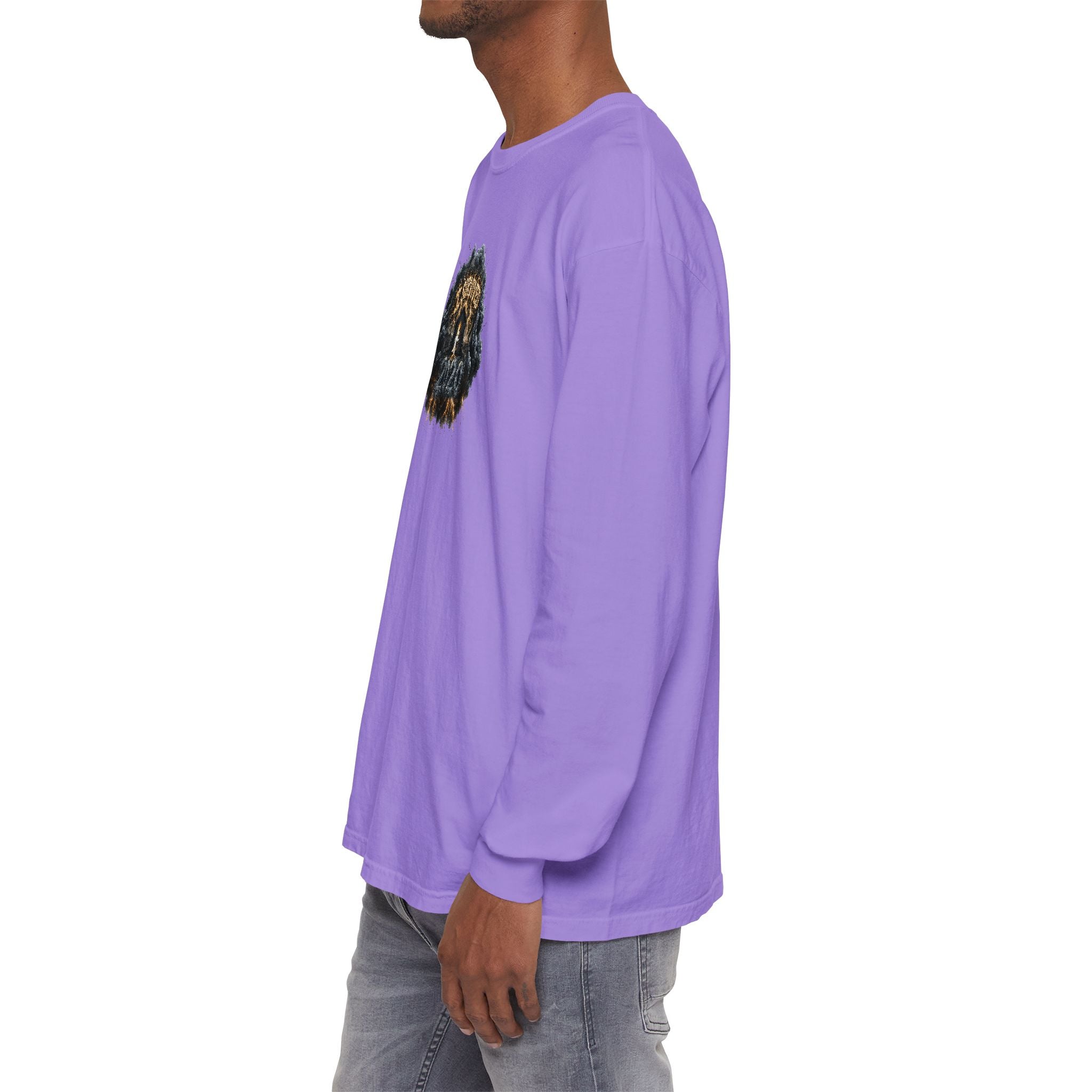 I Survived 2020 — Original PILOT Design: Director's Cut Unisex Garment-Dyed Long Sleeve T-Shirt