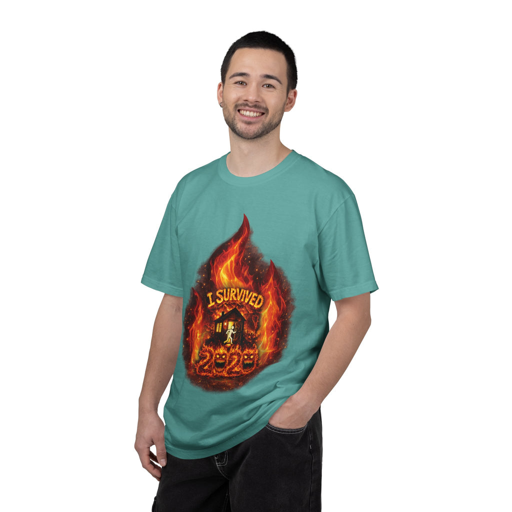 I Survived 2020 — Director's Cut S2:E4 "Western U.S. Wildfire Season" | Mid-Season Finale Pt. 1 | Wildfire Edition Memorial Unisex Garment-Dyed T-shirt