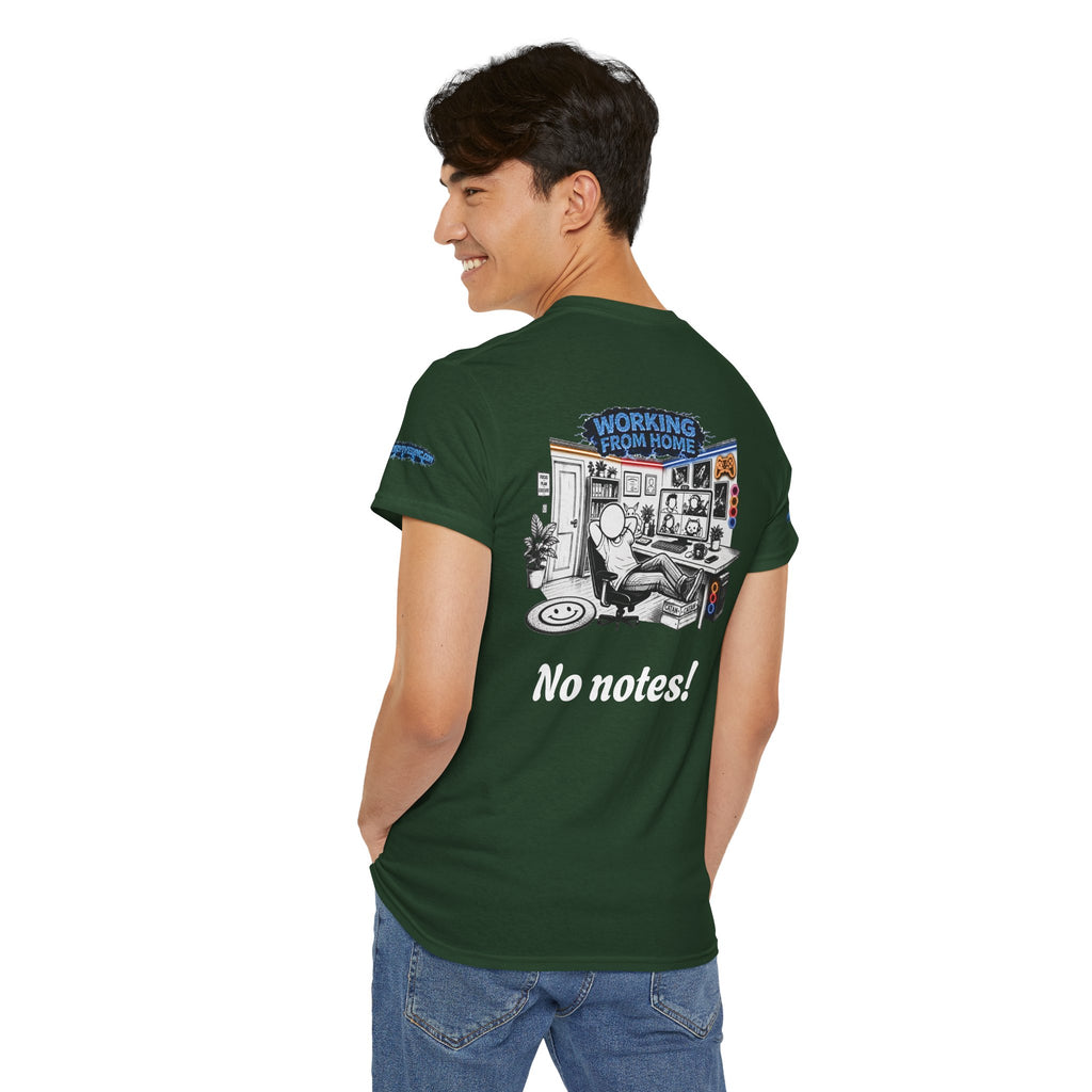 I Survived 2020 — LOCKDOWN S3:E3: Director's Cut Special Edition "Working From Home" Unisex Heavy Cotton Tee