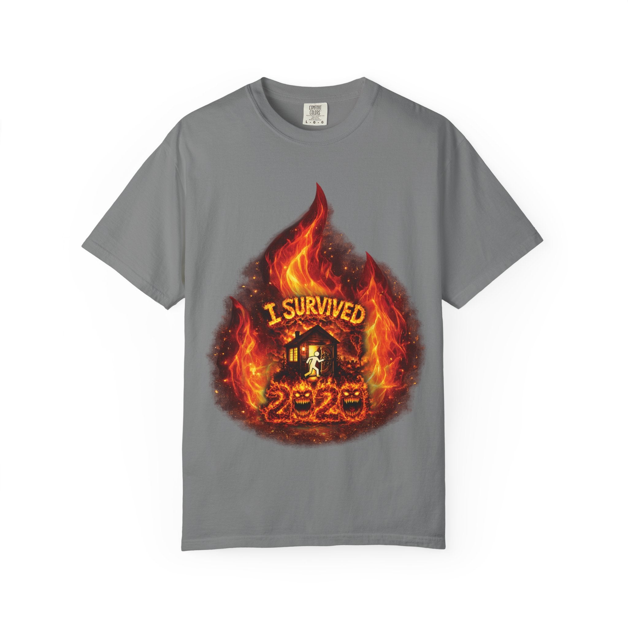 I Survived 2020 — Director's Cut S2:E3 "The California Wildfires" | Wildfire Edition Memorial Unisex Garment-Dyed T-shirt
