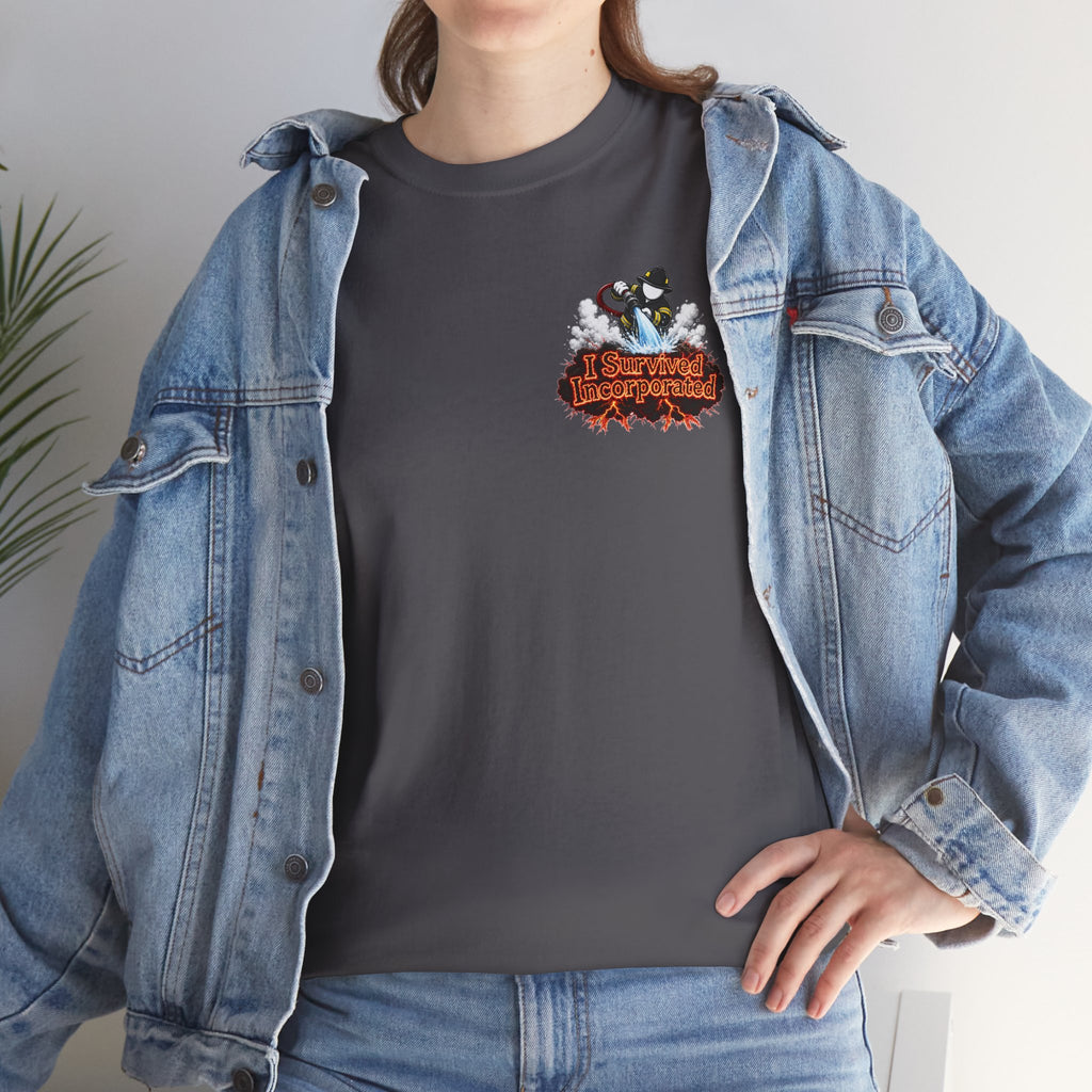 I Survived 2020 — "Please Stand By" Test Pattern Tee Wildfire Signal Edition Summer Premiere Unisex Heavy Cotton Tee