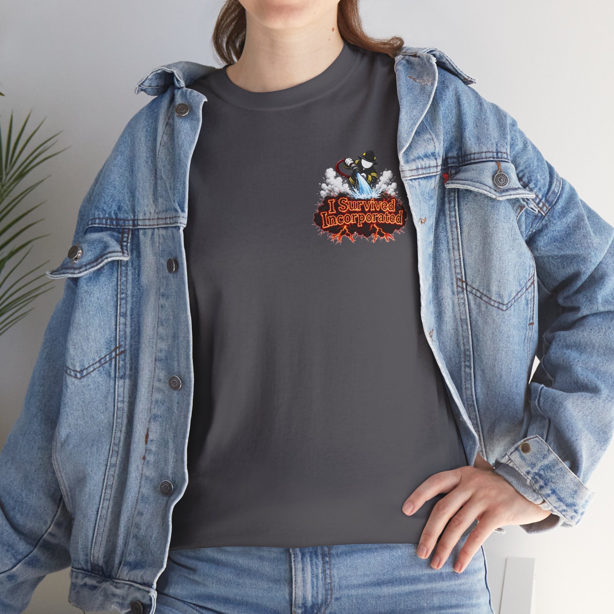 I Survived 2020 — "Please Stand By" Test Pattern Tee Wildfire Signal Edition Summer Premiere Unisex Heavy Cotton Tee