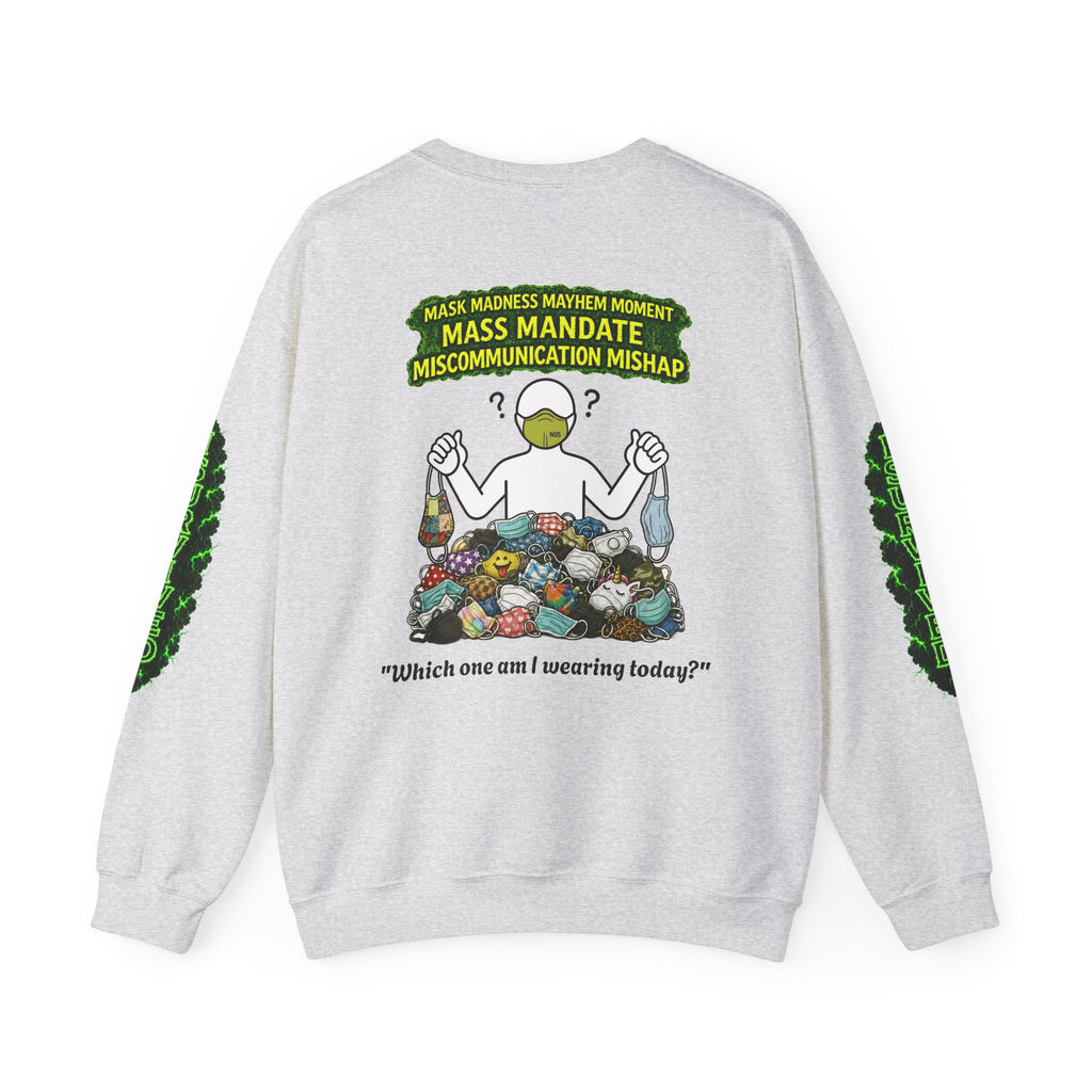 I Survived 2020 — PANDEMIC S1:E4: Director's Cut "Mask Madness" Unisex Heavy Blend™ Crewneck Sweatshirt