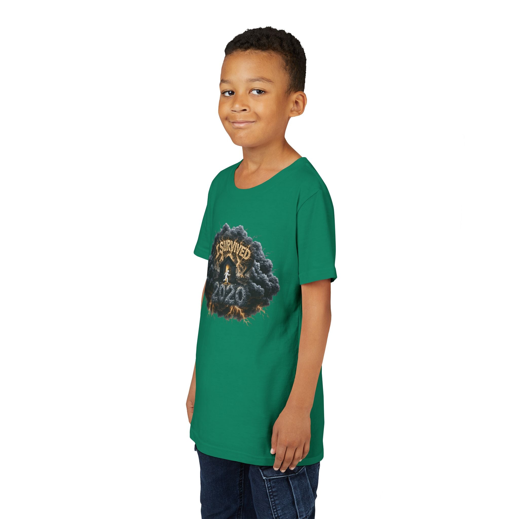 I Survived 2020 — Director's Cut Original Design Teaser Tee | Season 1 Premiere Drop Youth Short Sleeve Tee