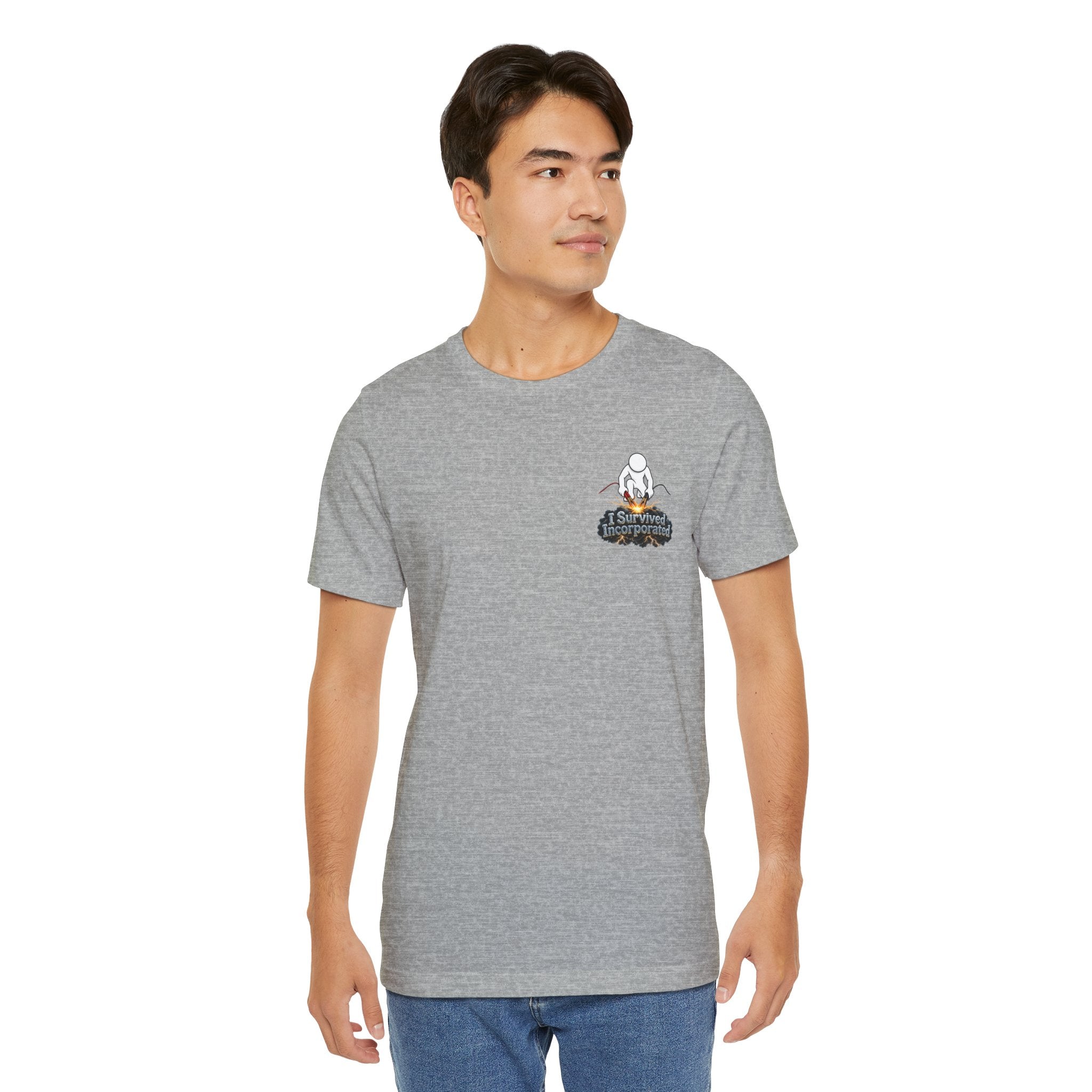 I Survived 2020 — "Please Stand By" Test Pattern Tee Summer Premier Unisex Jersey Short Sleeve Tee