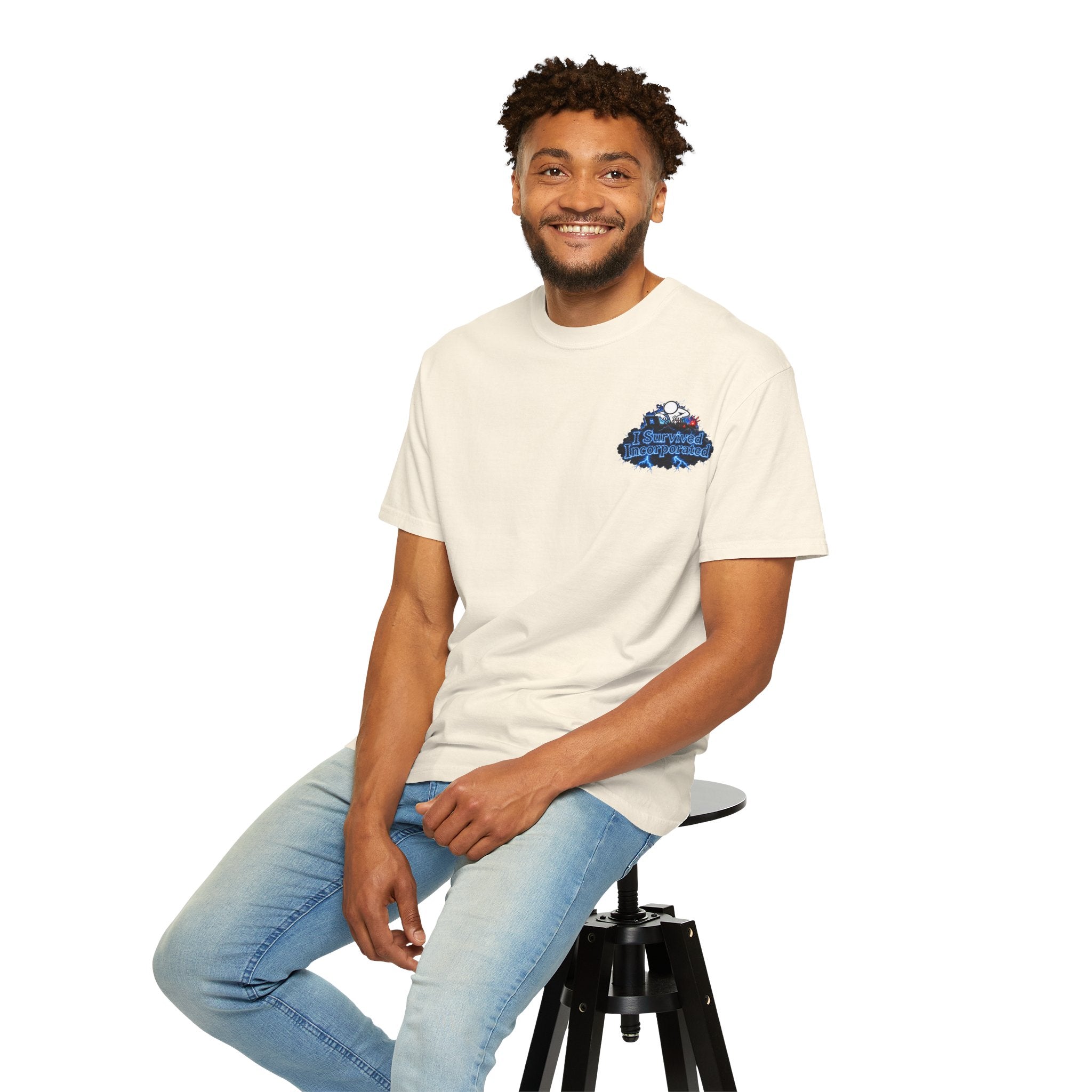 I Survived 2020 — "Please Stand By" Test Pattern Tee Lockdown Special Edition Summer Exclusive Unisex Garment-Dyed T-shirt