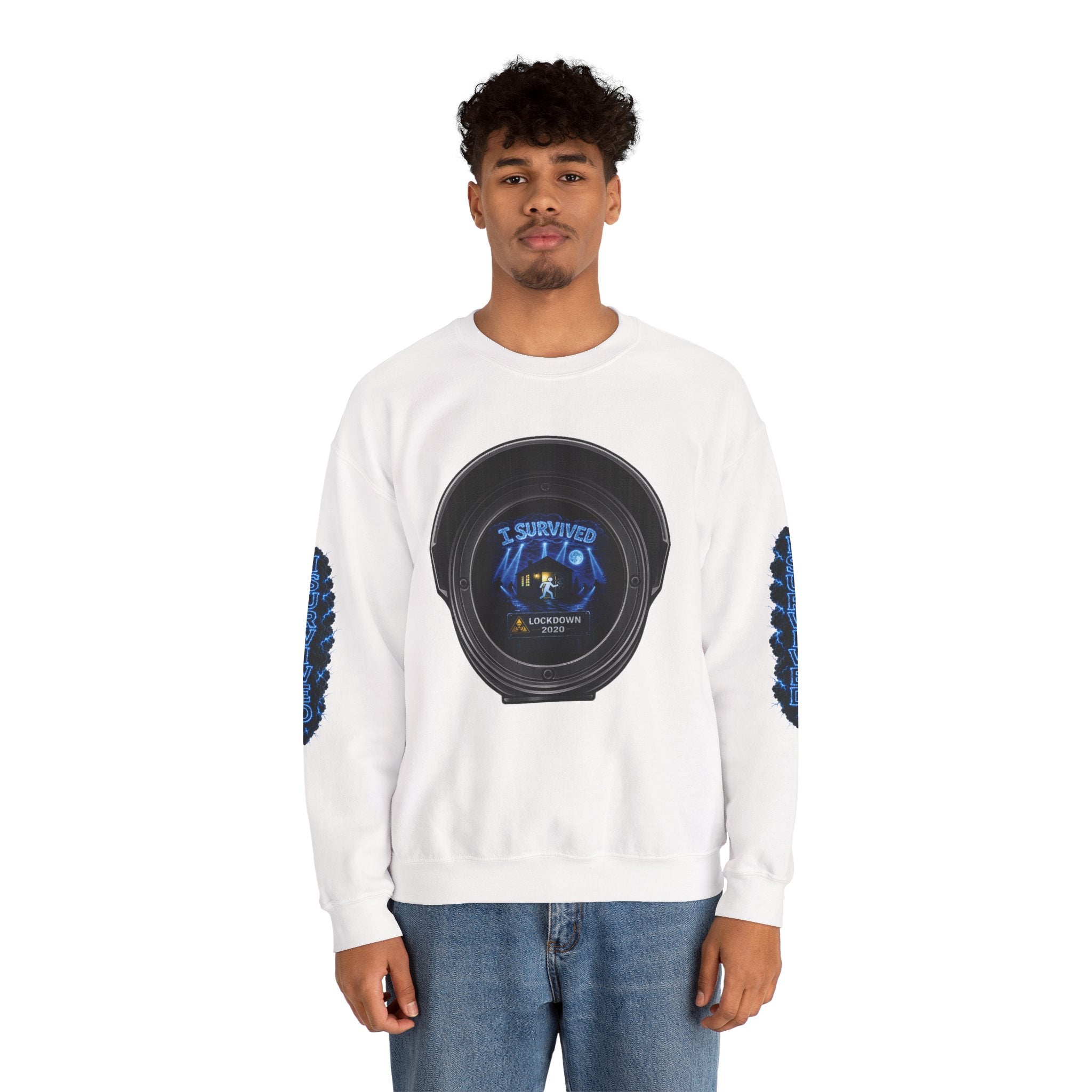I Survived 2020 — Director's Cut S3:E1 "Quarantine" | Lockdown Edition Documentary Unisex Heavy Blend™ Crewneck Sweatshirt