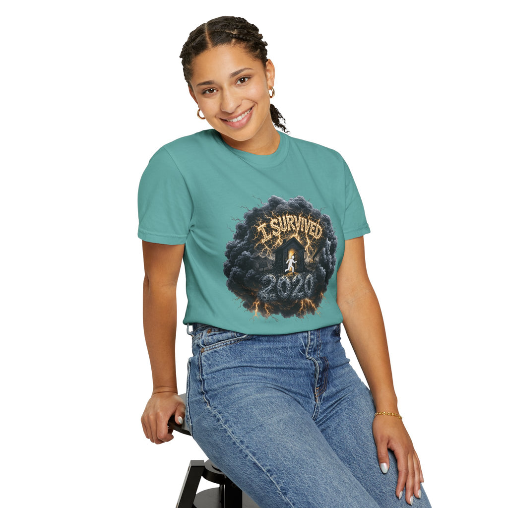 I Survived 2020 — Director's Cut Original Design Teaser Tee | Season 1 Premiere Drop Unisex Garment-Dyed T-shirt