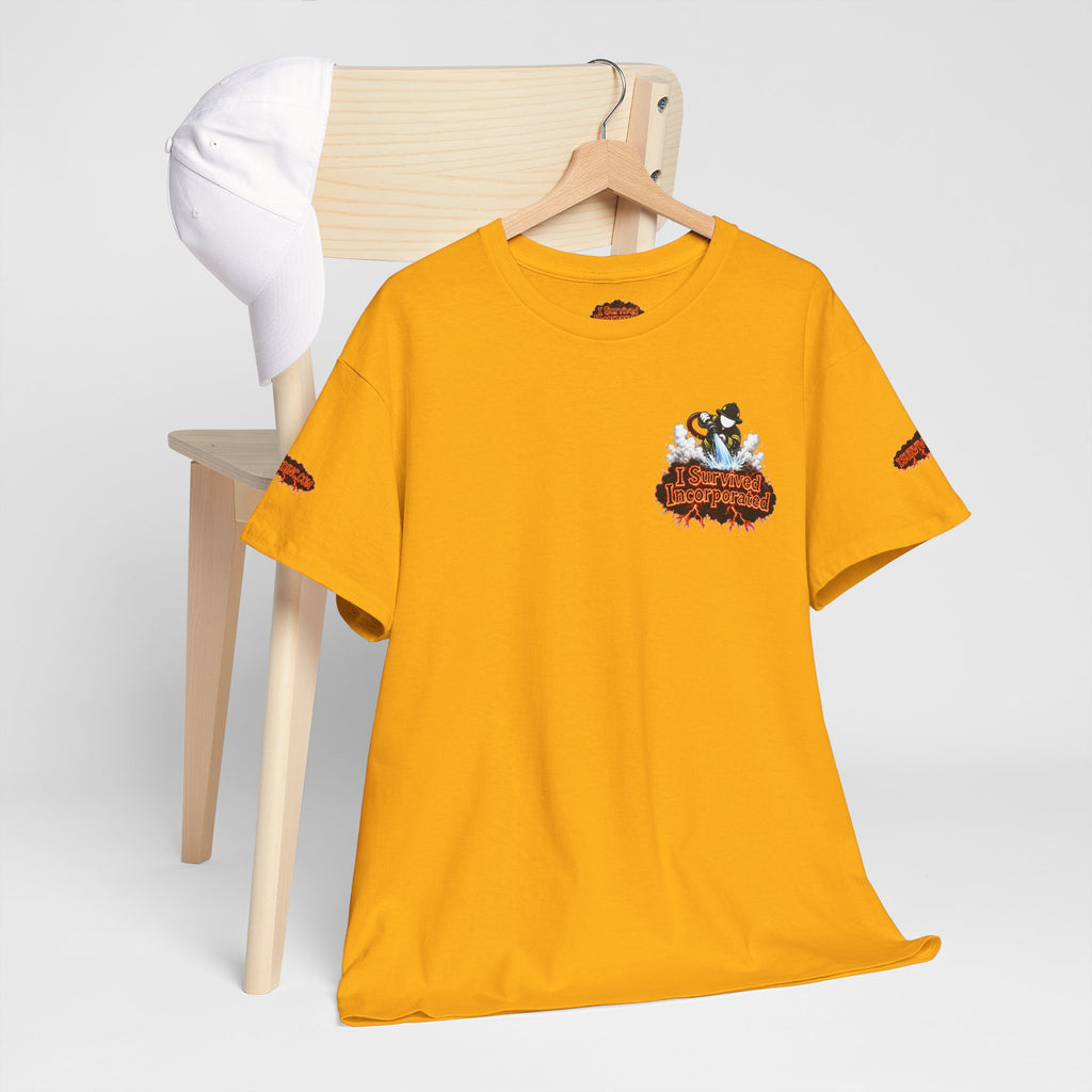 I Survived 2020 — "Please Stand By" Test Pattern Tee Wildfire Signal Special Edition Summer Premiere Unisex Heavy Cotton Tee