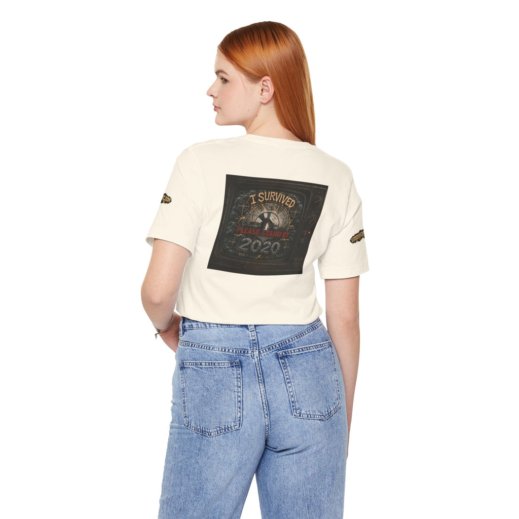 I Survived 2020 — "Please Stand By" Test Pattern Tee Special Edition Summer Premier Unisex Jersey Short Sleeve Tee