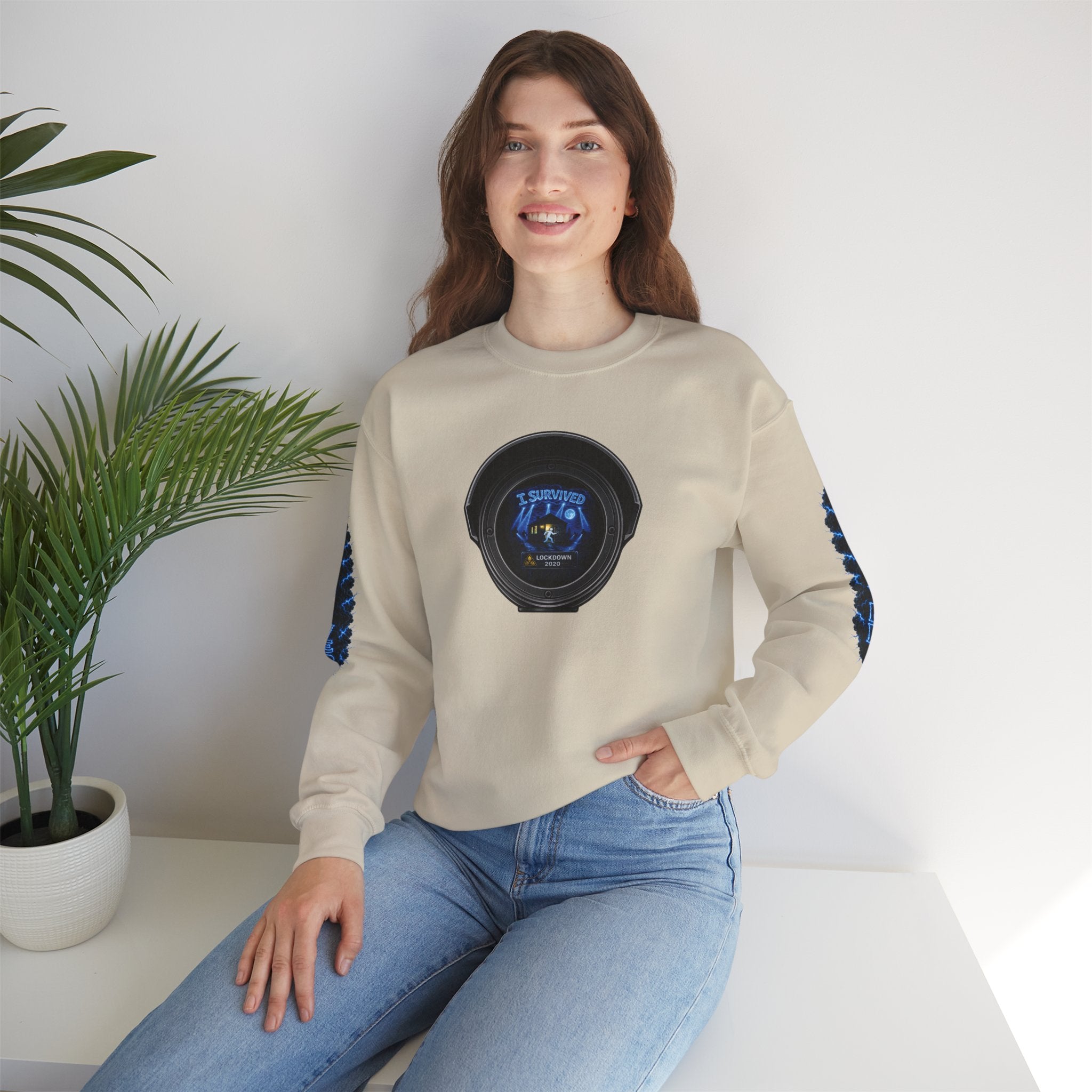 I Survived 2020 —  LOCKDOWN S3:E1: Director's Cut Special Edition "Quarantine" Unisex Heavy Blend™ Crewneck Sweatshirt