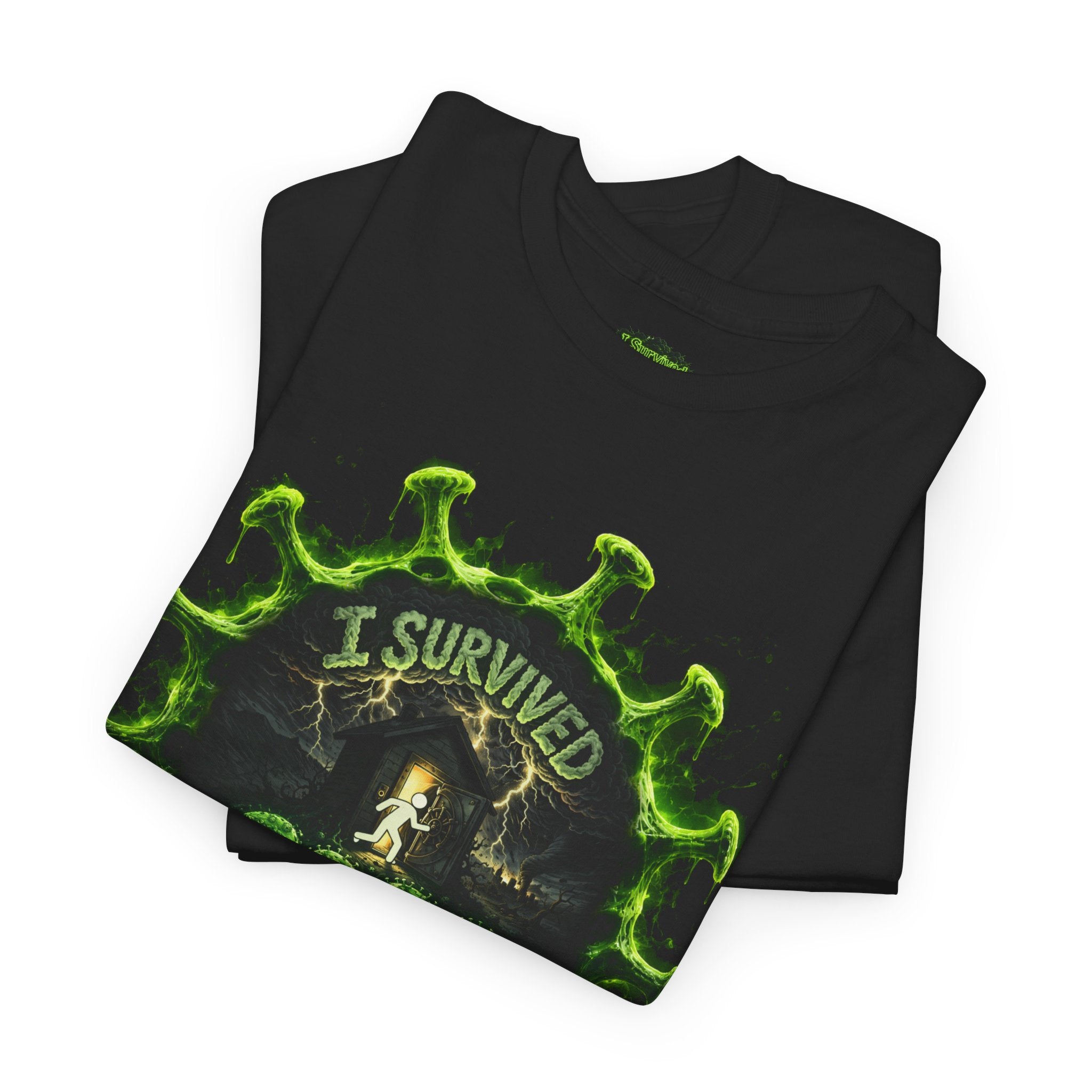 I Survived 2020 — Director's Cut S1:E1 "COVID-19: The Coronavirus" | Pandemic Edition Unisex Heavy Cotton Tee