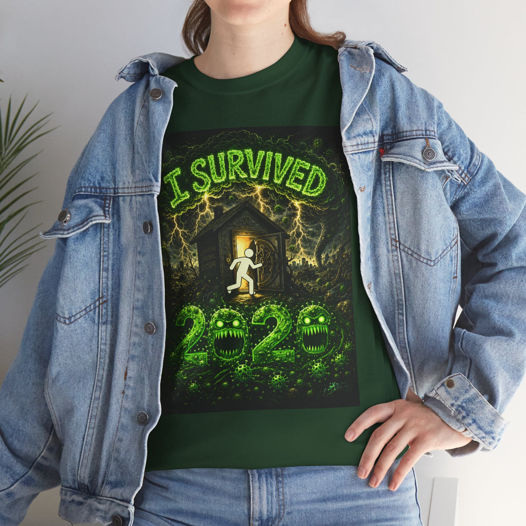 I Survived 2020 — S1:E1 "COVID-19: The Coronavirus" | Pandemic Edition Unisex Heavy Cotton Tee (SPECIAL EDITION)
