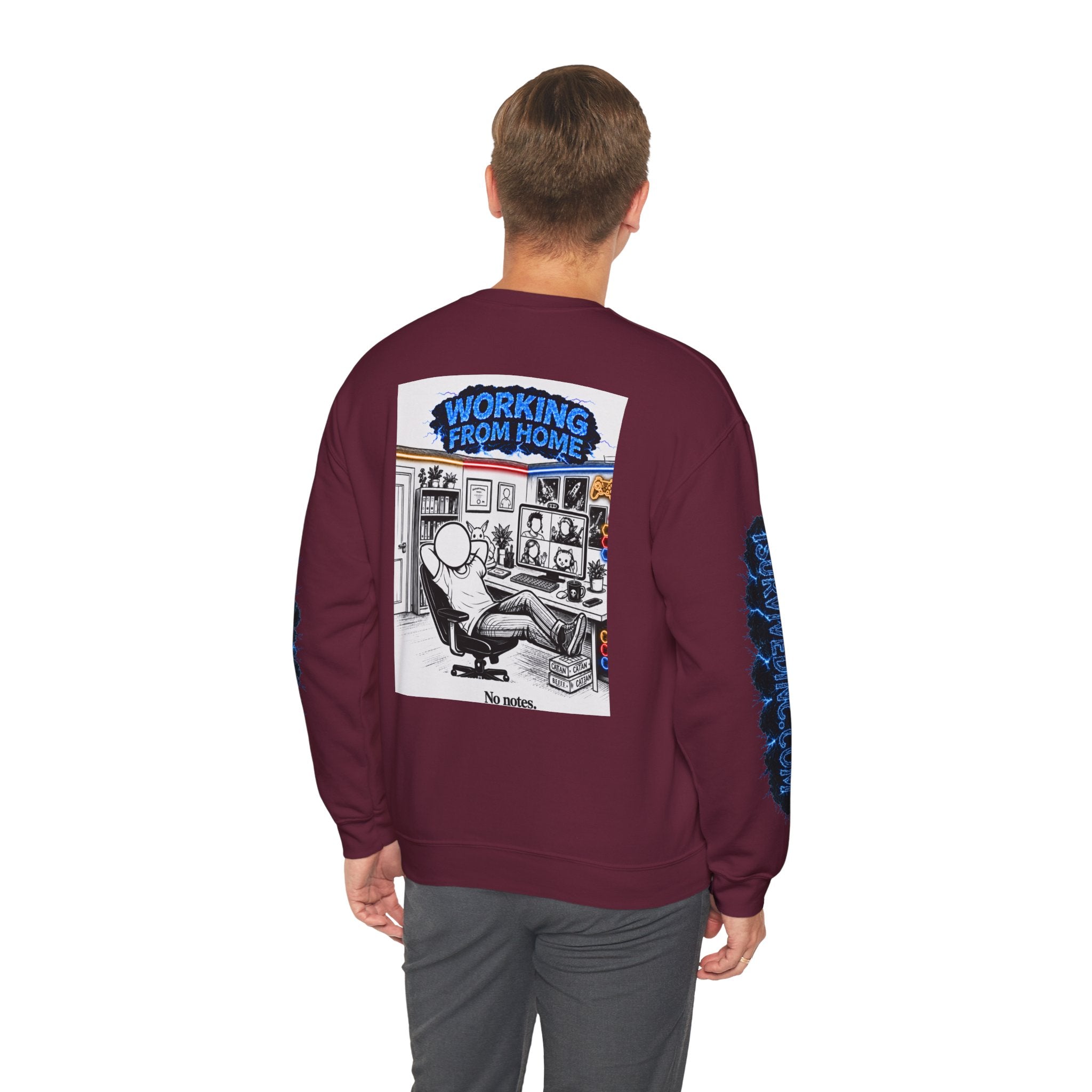 I Survived 2020 — S3:E4 "Working From Home" | Mid-Season Finale Pt. 1 | Lockdown Edition Documentary Unisex Heavy Blend™ Crewneck Sweatshirt