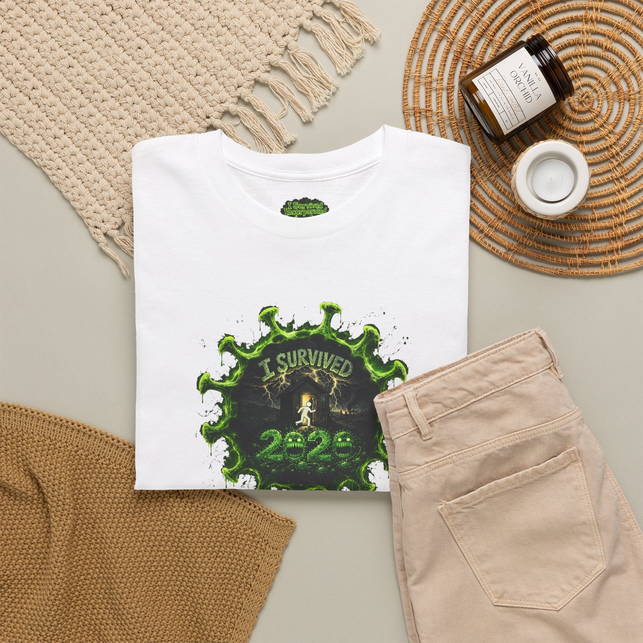 I Survived 2020 — PANDEMIC S1:E1: Director's Cut Special Edition "COVID-19: The Coronavirus" Unisex Garment-Dyed Tee