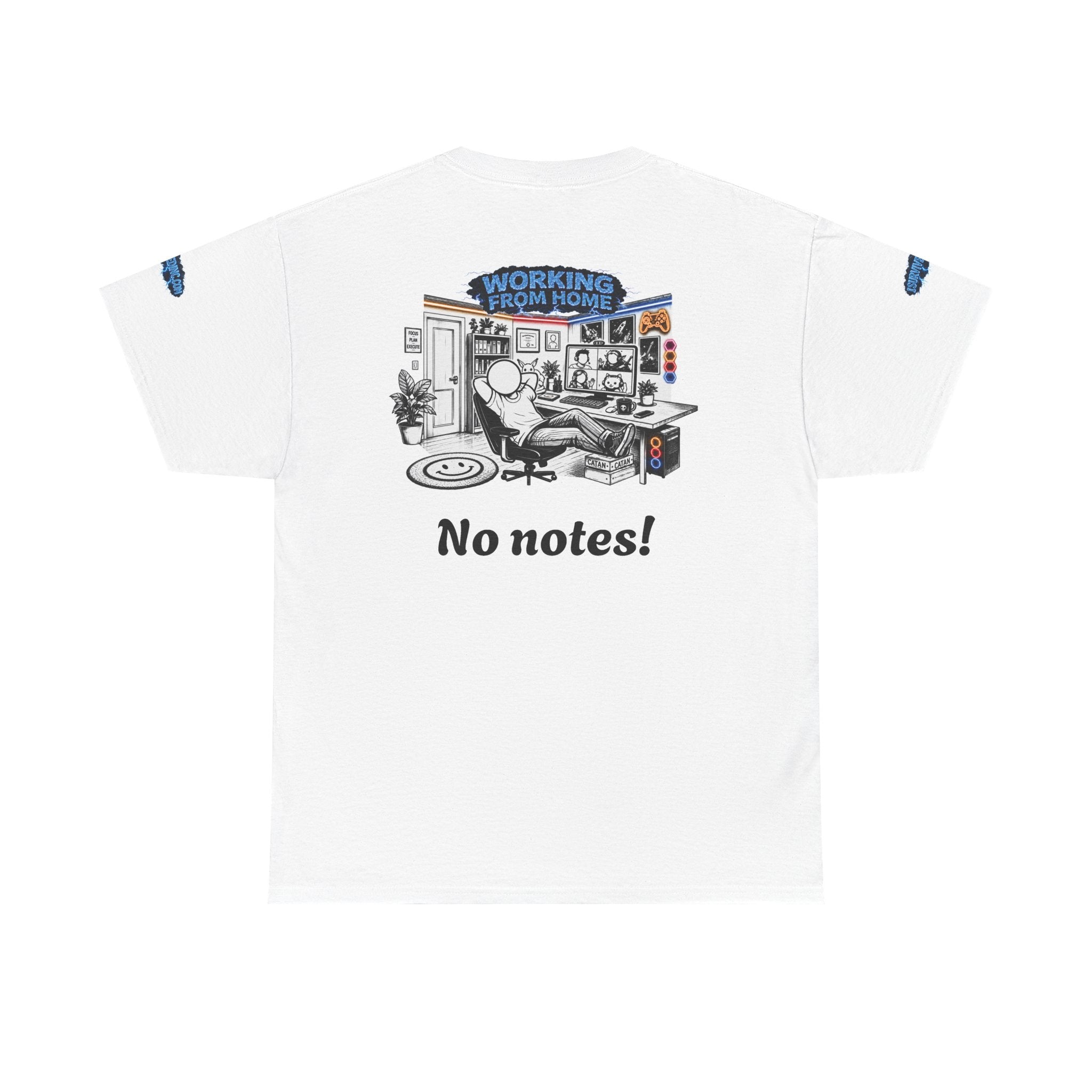 I Survived 2020 — LOCKDOWN S3:E3: Director's Cut Special Edition "Working From Home" Unisex Heavy Cotton Tee