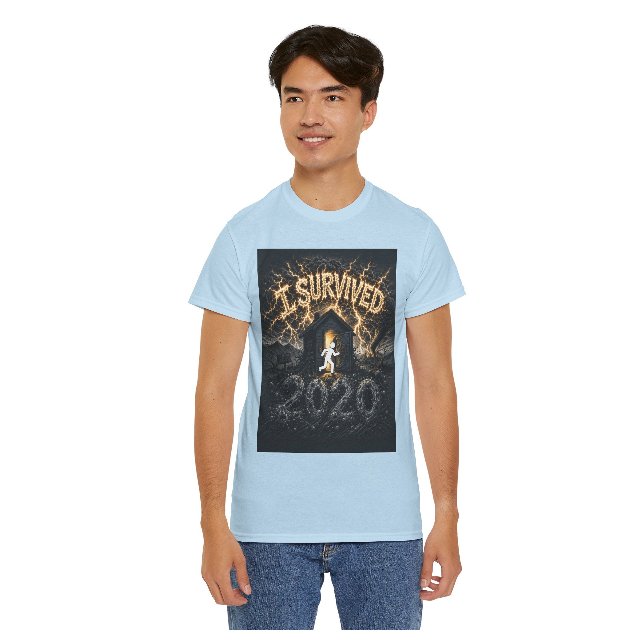 I Survived 2020 — Original PILOT Design Unisex Heavy Cotton Tee