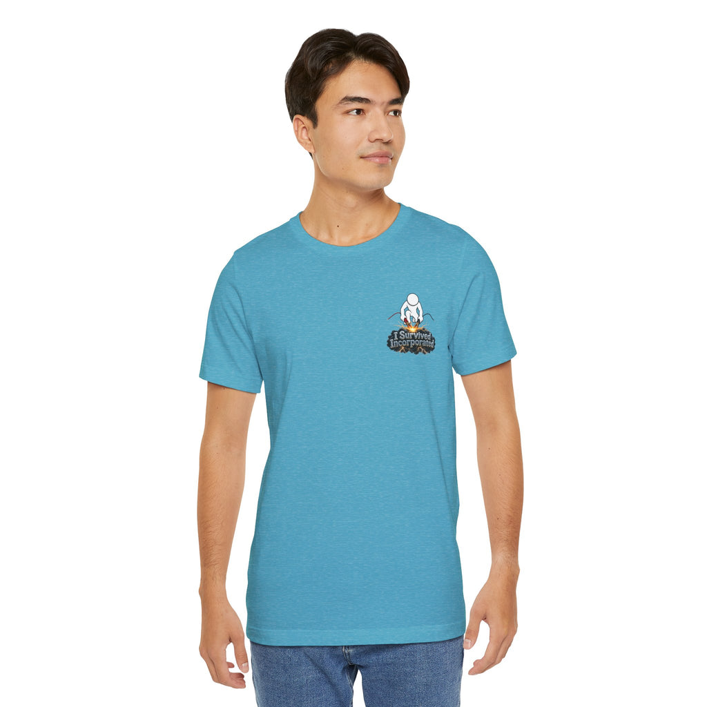 I Survived 2020 — "Please Stand By" Test Pattern Tee Summer Premier Unisex Jersey Short Sleeve Tee