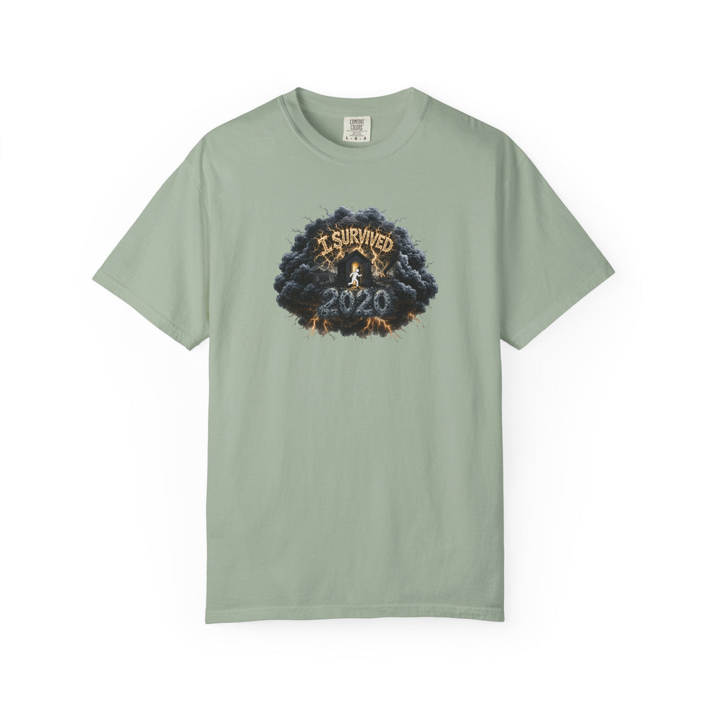 I Survived 2020 — Original PILOT Design: Director's Cut Unisex Garment-Dyed T-shirt