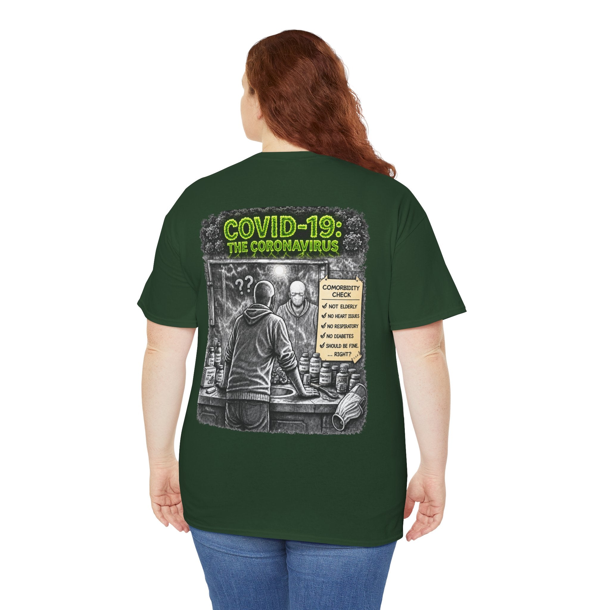 I Survived 2020 — Director's Cut S1:E1 "COVID-19: The Coronavirus" | Pandemic Edition Unisex Heavy Cotton Tee
