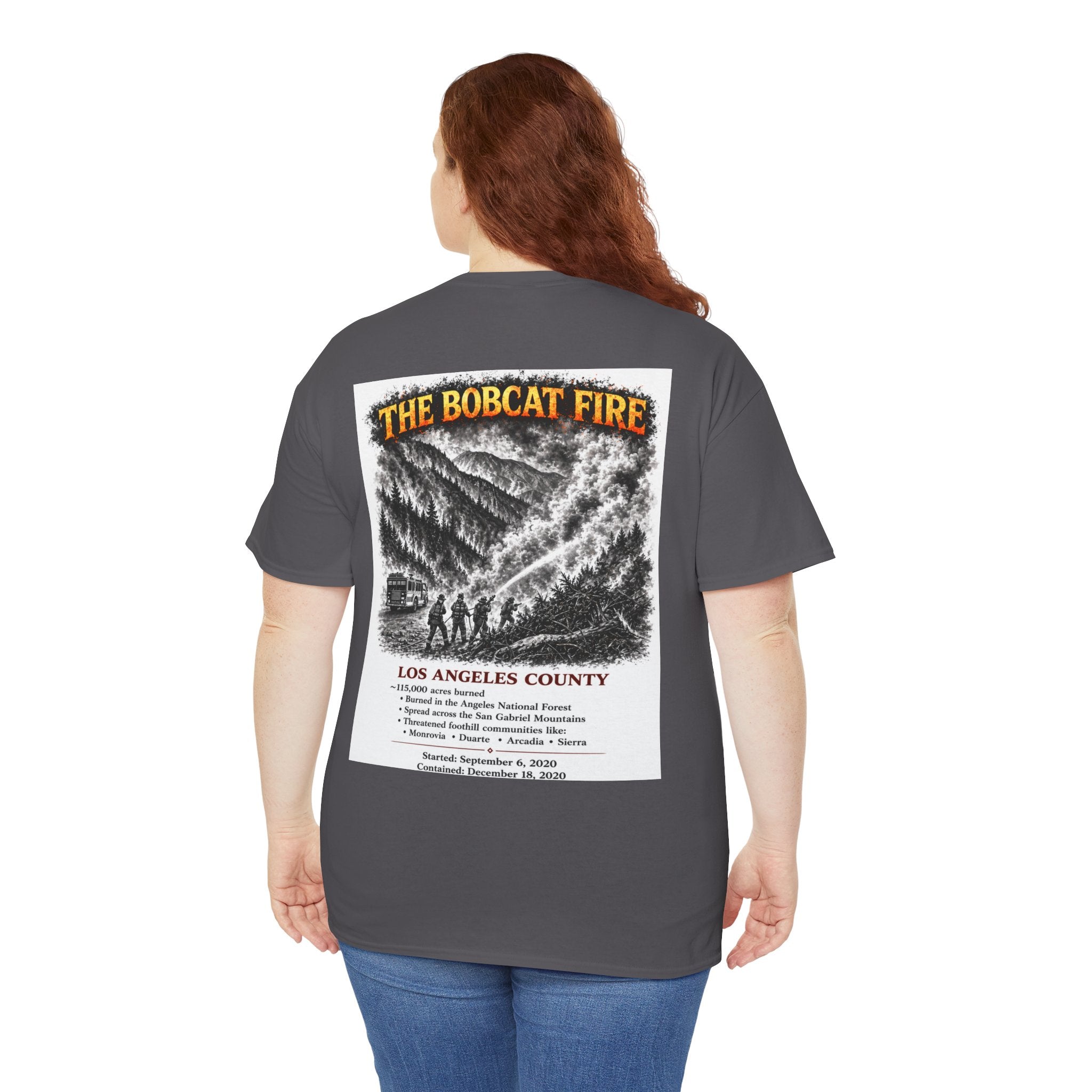 I Survived 2020 — S2:E2 "The Bobcat Fire" | Wildfire Edition Memorial Unisex Heavy Cotton Tee