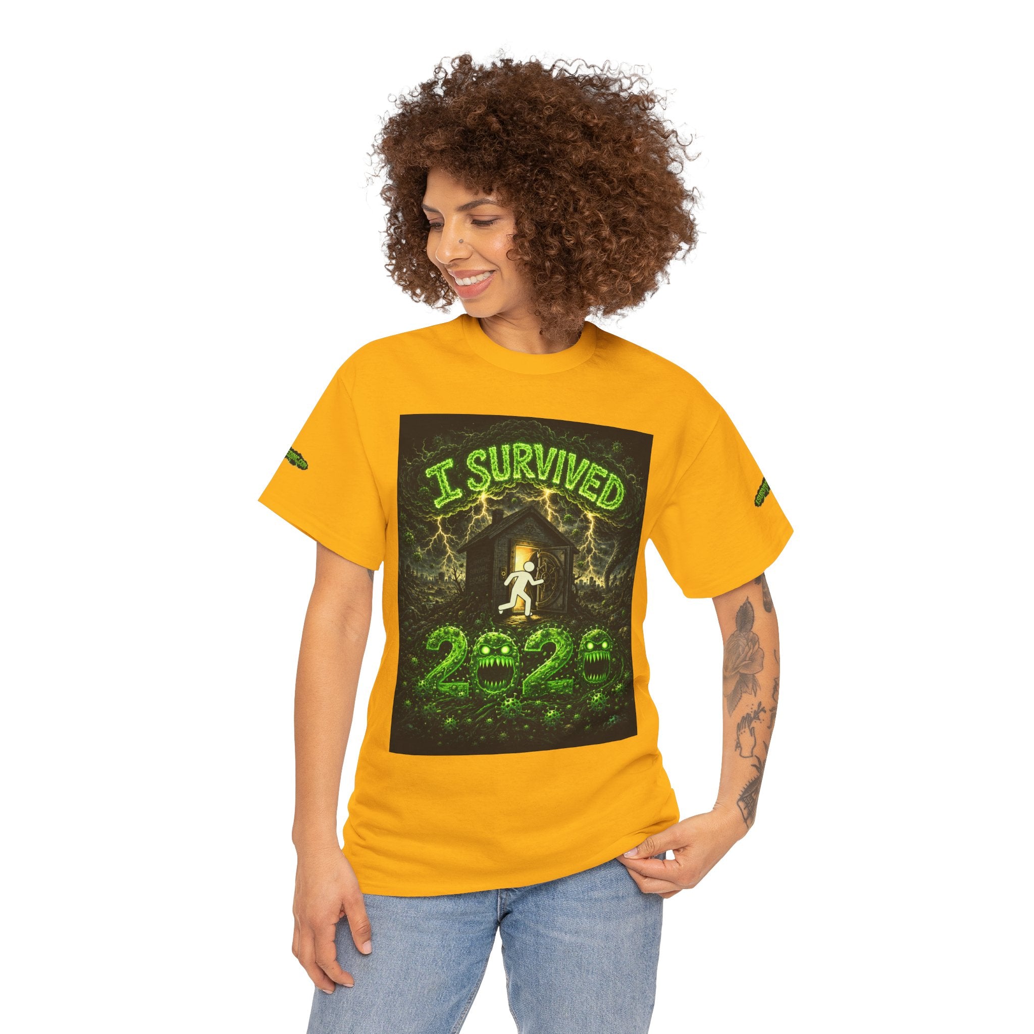 I Survived 2020 — S1:E4 "Mask Madness Mayhem Moment" | Pandemic Edition Unisex Heavy Cotton Tee (SPECIAL EDITION)