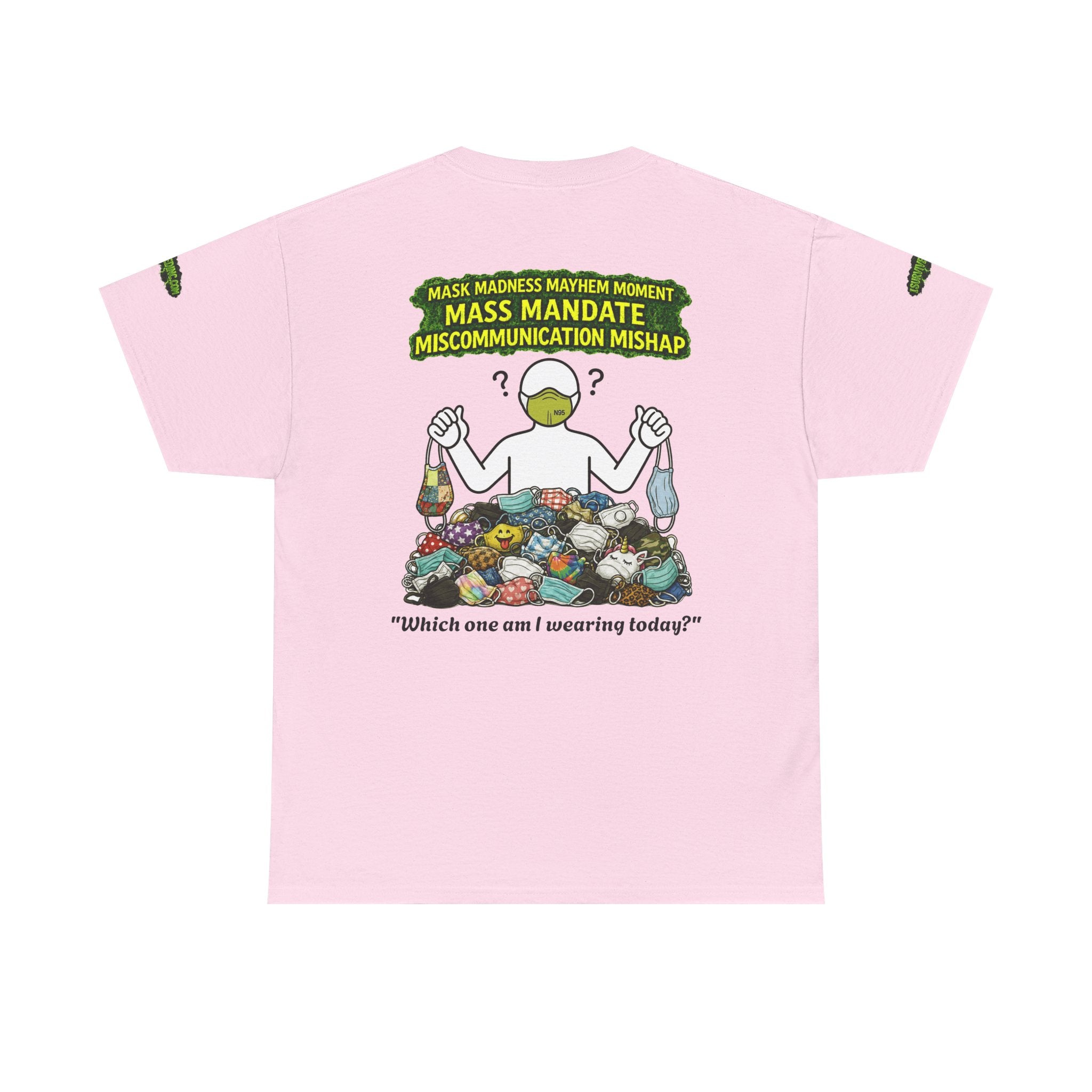 I Survived 2020 — PANDEMIC S1:E4: Director's Cut Special Edition "Mask Madness" Unisex Heavy Cotton Tee