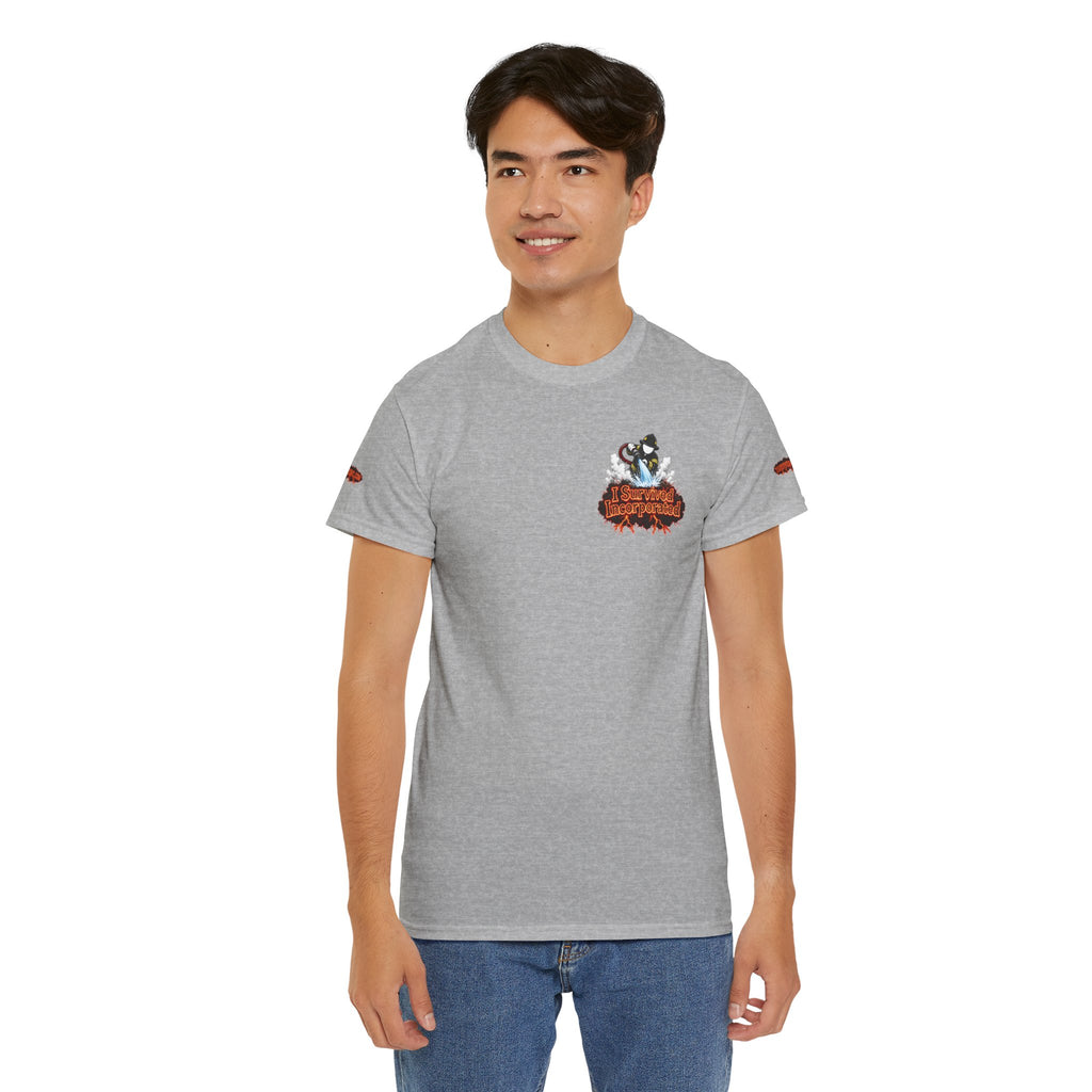 I Survived 2020 — "Please Stand By" Test Pattern Tee Wildfire Signal Special Edition Summer Premiere Unisex Heavy Cotton Tee