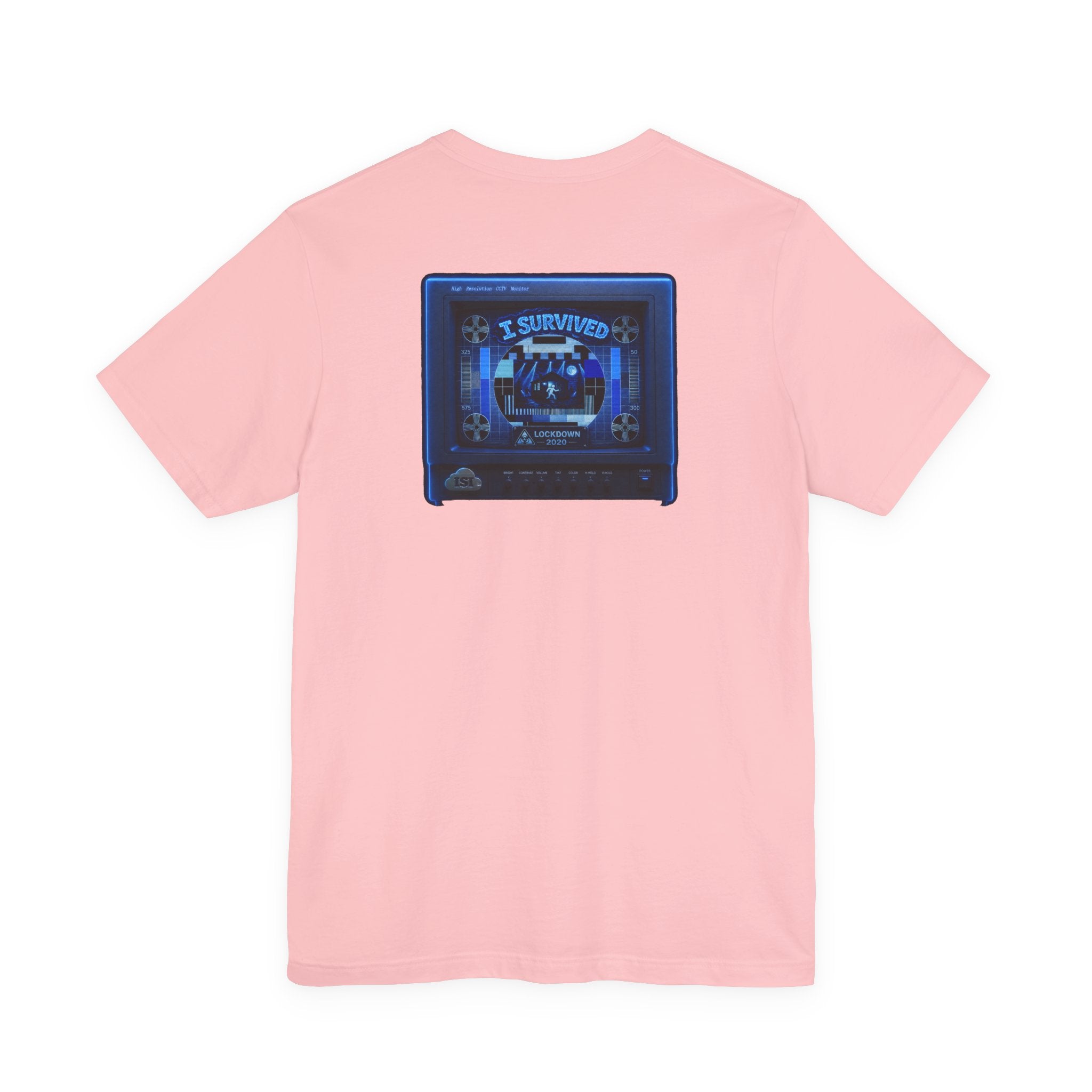 I Survived 2020 — "Please Stand By" Test Pattern Tee Lockdown Summer Exclusive Unisex Jersey Short Sleeve Tee