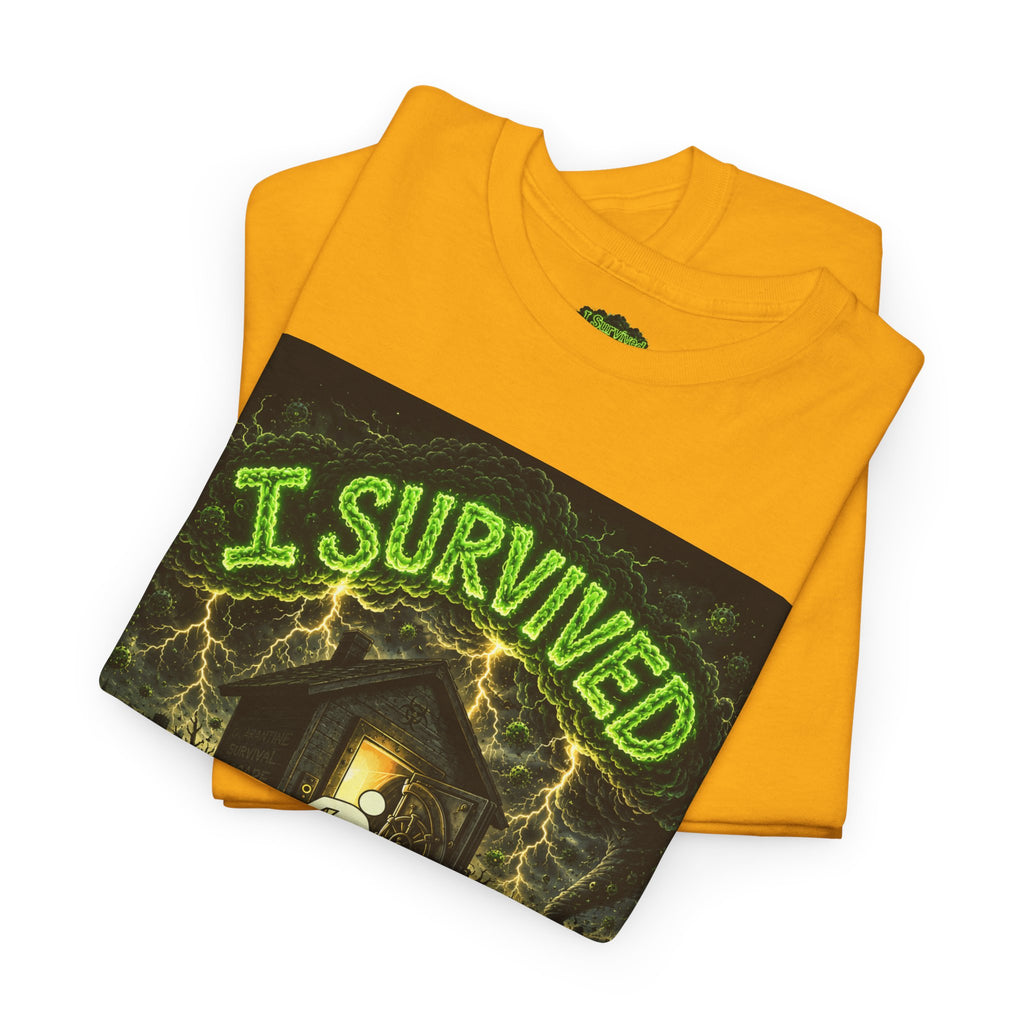 I Survived 2020 — S1:E2 "The Coming of COVID" | Pandemic Edition Unisex Heavy Cotton Tee