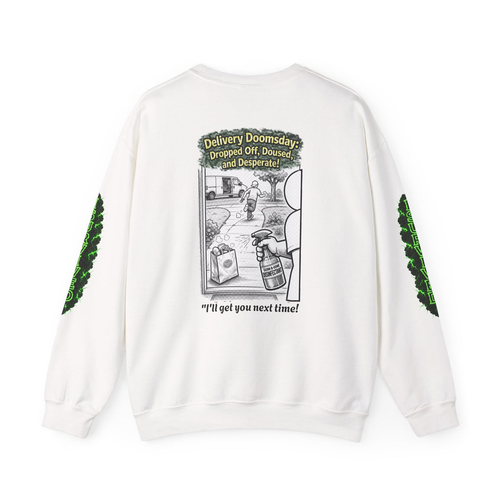 I Survived 2020 — Director's Cut S1:E5 "Delivery Doomsday" | Pandemic Edition Unisex Heavy Blend™ Crewneck Sweatshirt