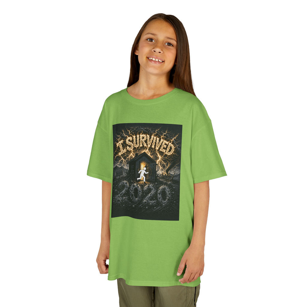 I Survived 2020 — Original Design Teaser Tee | Season 1 Premiere Drop Kids Heavy Cotton™ Tee
