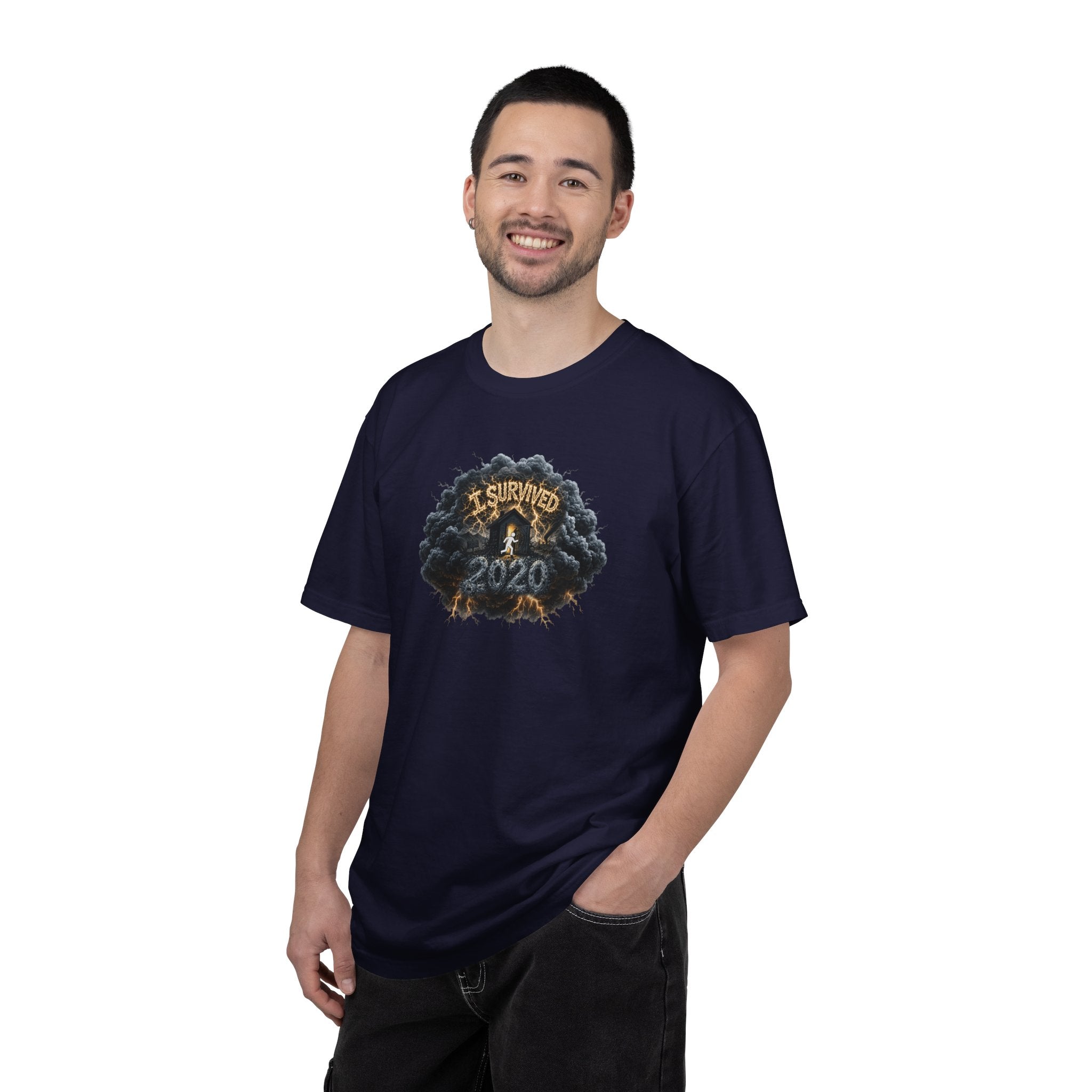 I Survived 2020 — Original PILOT Design: Director's Cut Unisex Garment-Dyed T-shirt