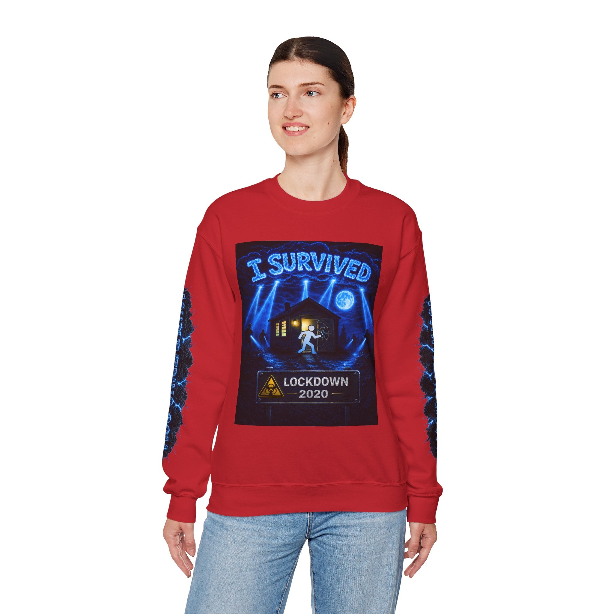 I Survived 2020 — LOCKDOWN S3:E2: Special Edition "Dating Under Lockdown" Unisex Heavy Blend™ Crewneck Sweatshirt