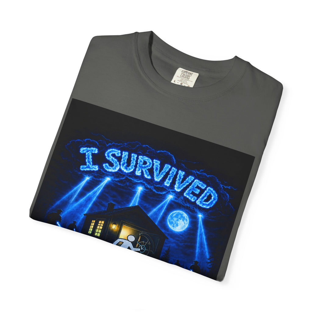 I Survived 2020 — LOCKDOWN S3:E4: "Working From Home" Unisex Garment-Dyed T-shirt