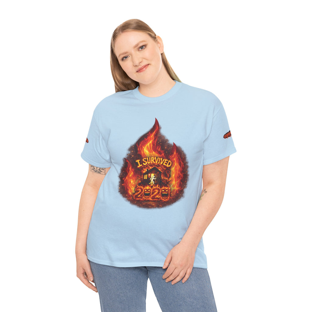 I Survived 2020 — Director's Cut S2:E3 "The California Wildfires" | Wildfire Edition Memorial Unisex Heavy Cotton Tee (SPECIAL EDITION)