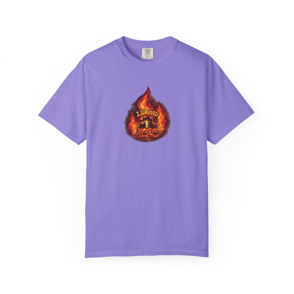 I Survived 2020 — WILDFIRES S2:E2: Director's Cut "The Bobcat Fire" Memorial Unisex Garment-Dyed T-shirt