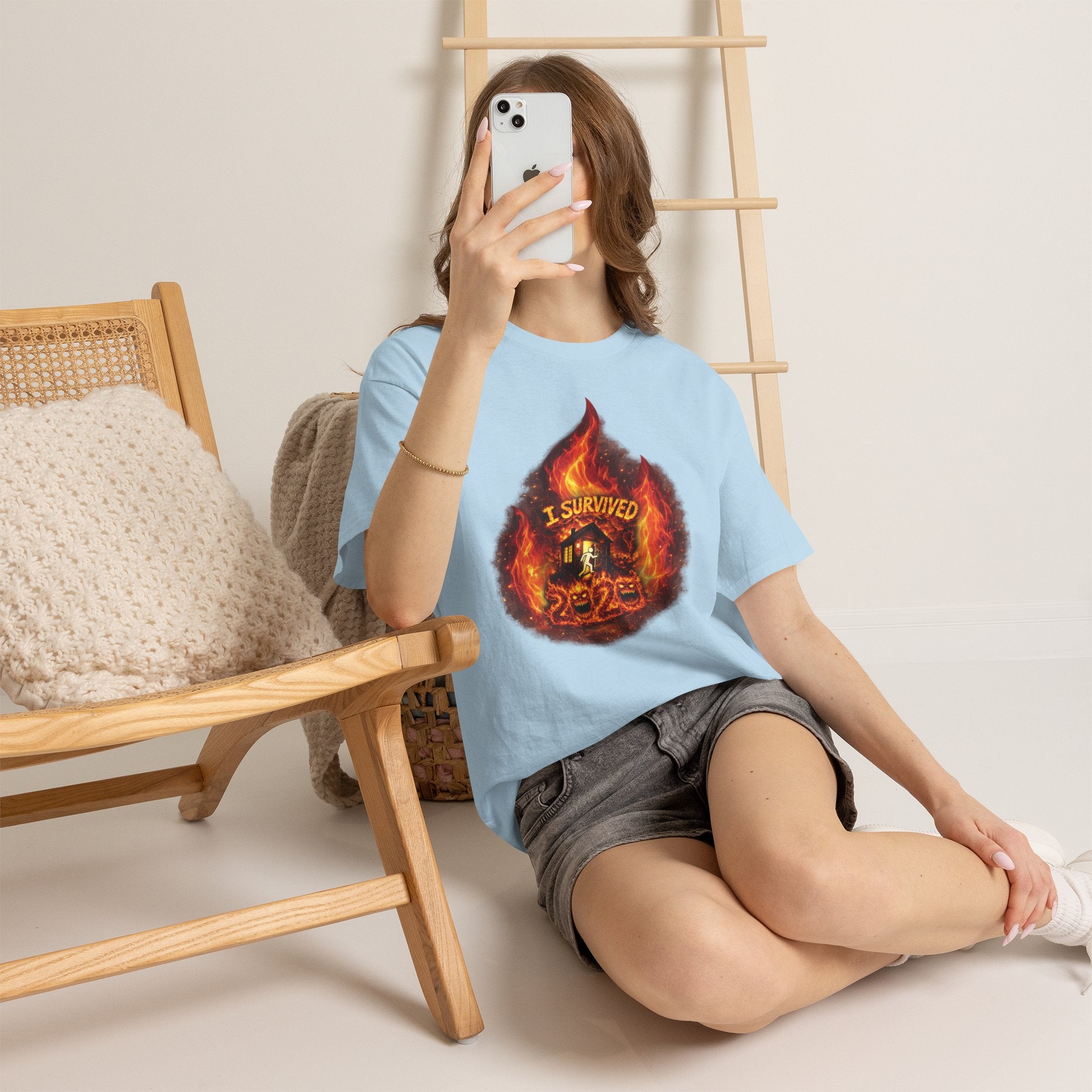 I Survived 2020 — Director's Cut S2:E1 "Berry Creek" | Wildfire Edition Memorial Unisex Heavy Cotton Tee