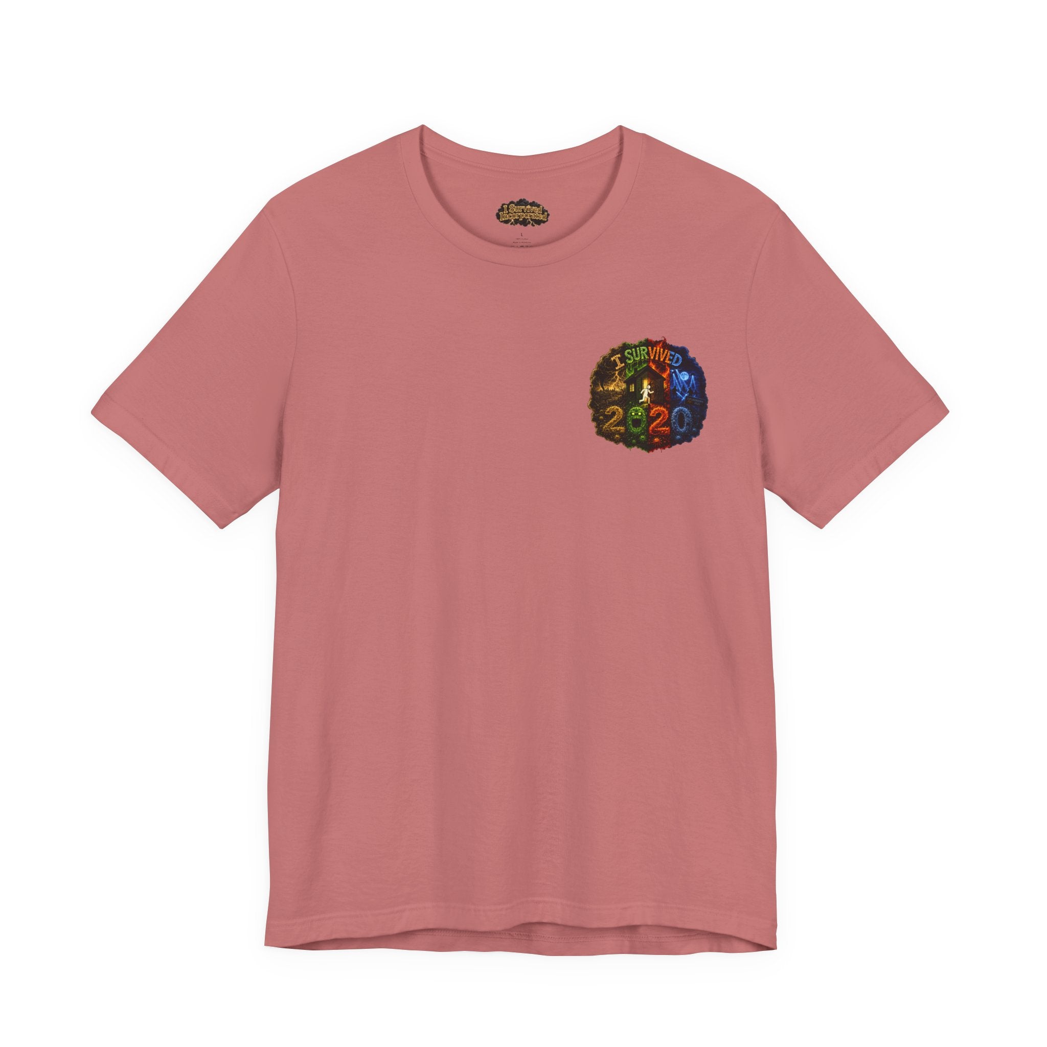 I Survived 2020 — "No Signal" Test Pattern Tee Alien Broadcast Finale Summer Premiere Unisex Jersey Short Sleeve Tee