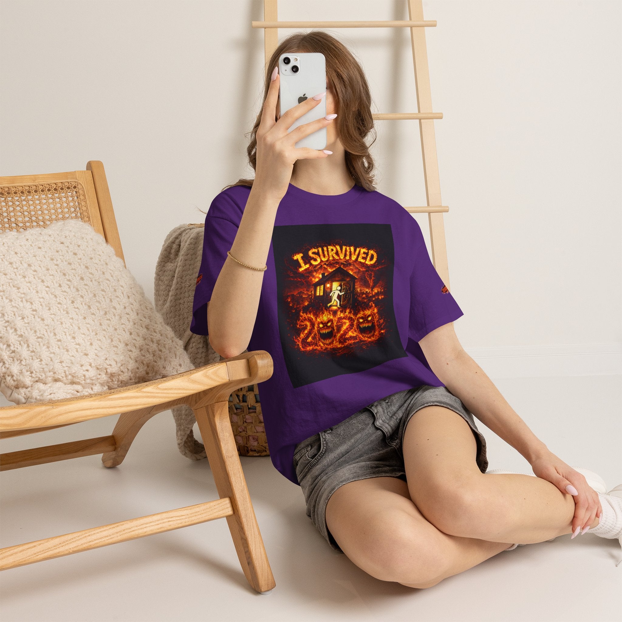 I Survived 2020 — WILDFIRES S2:E3: Special Edition "The California Wildfires" Memorial Unisex Heavy Cotton Tee